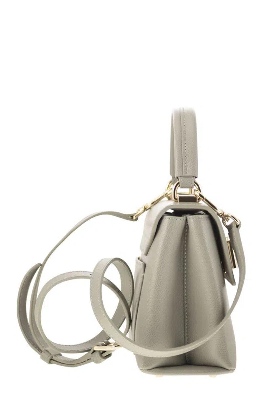 FURLA Mini Top Handle Coconut Bag In Grigio Product Image