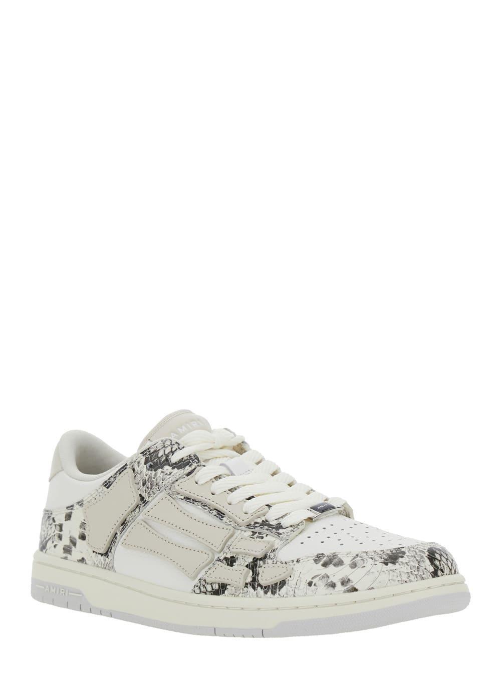 AMIRI Snake Skel Sneakers In 271 Alabaster Product Image