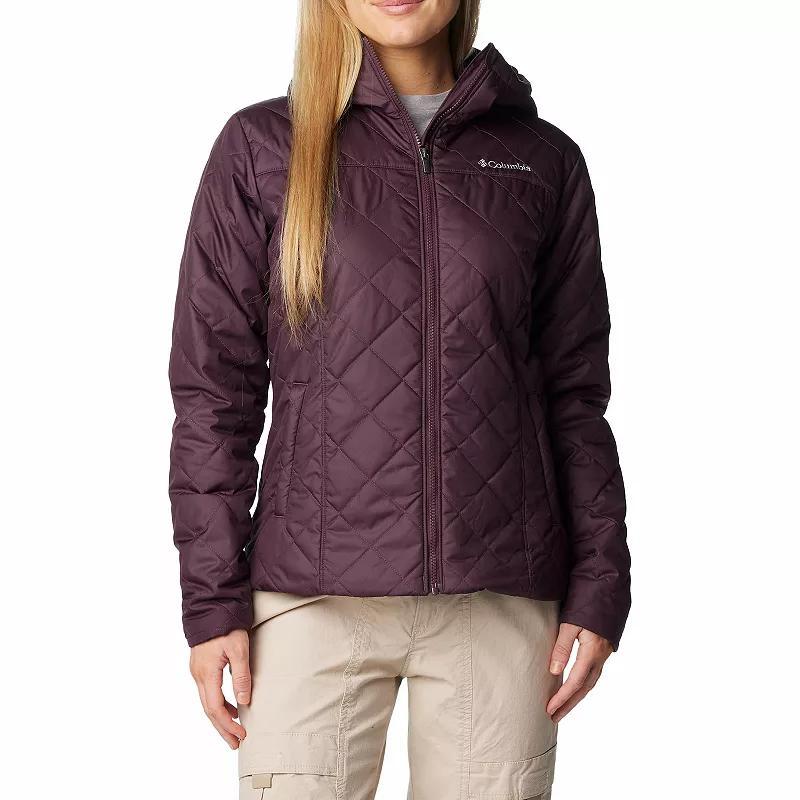 Women's Columbia Copper Crest II Hooded Jacket, Size: XXL, Collegiate Blue Product Image