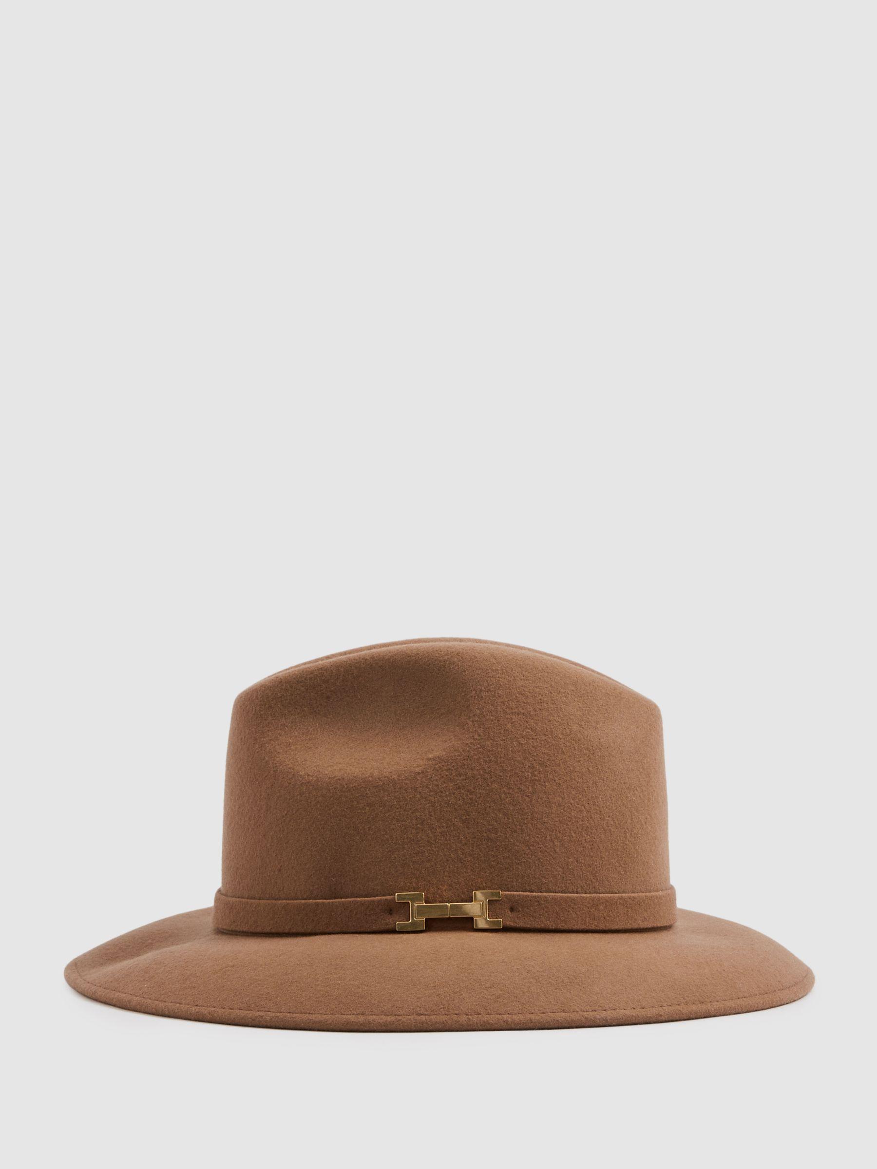 Wool Fedora in Camel Product Image