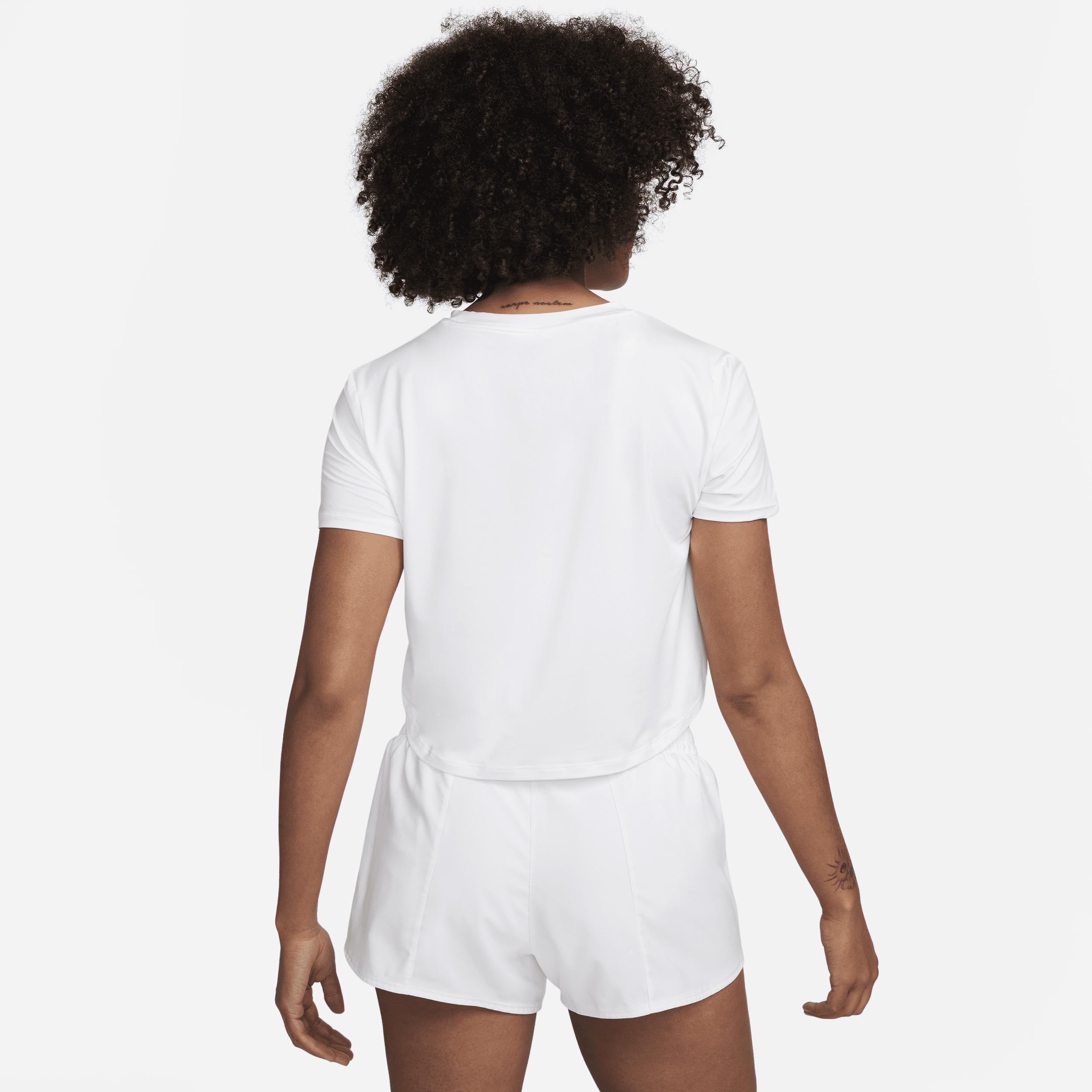 Nike One Classic Women's Dri-FIT Short-Sleeve Cropped Top Product Image