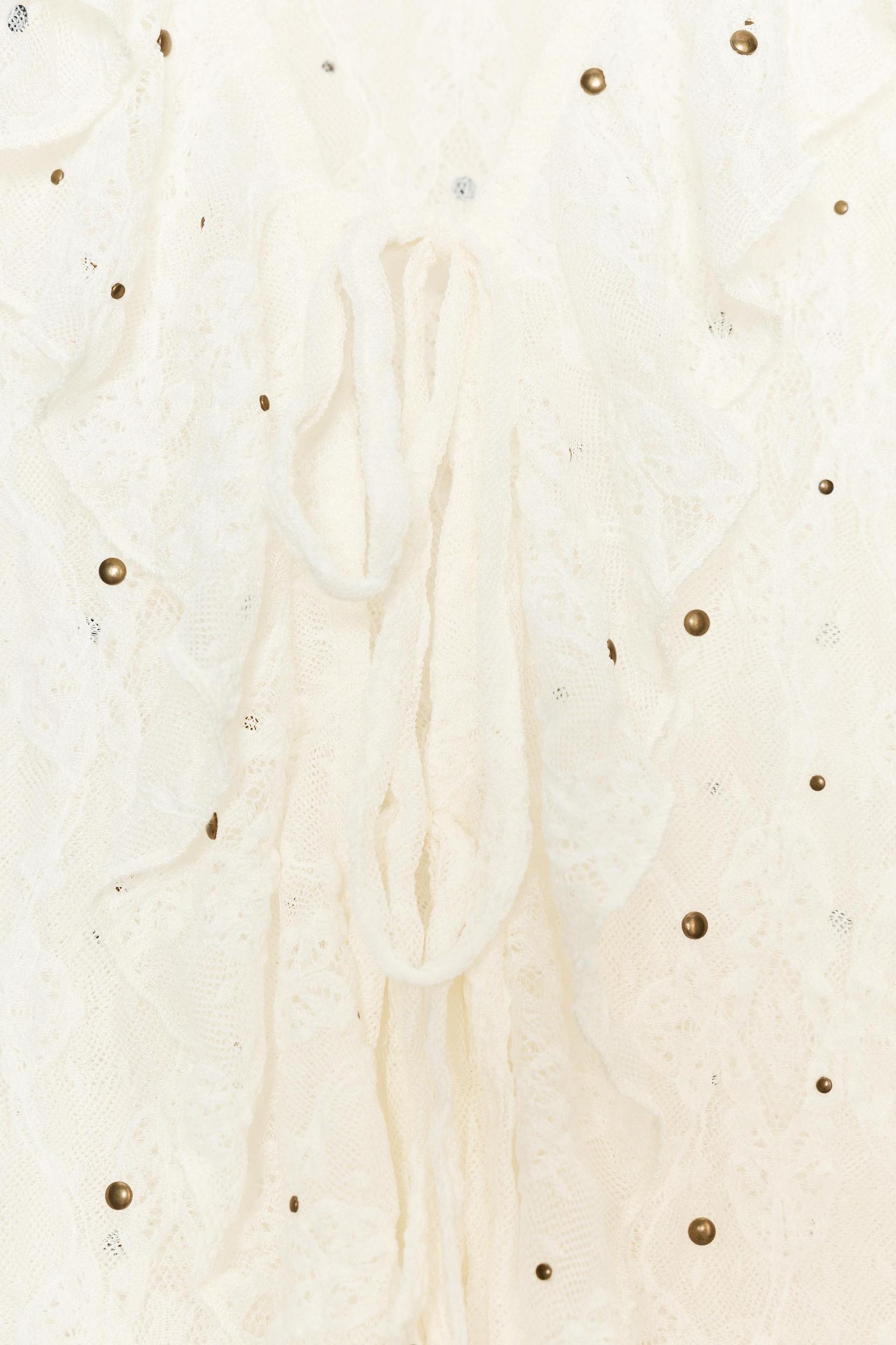 STUDDED LACE TOP Product Image