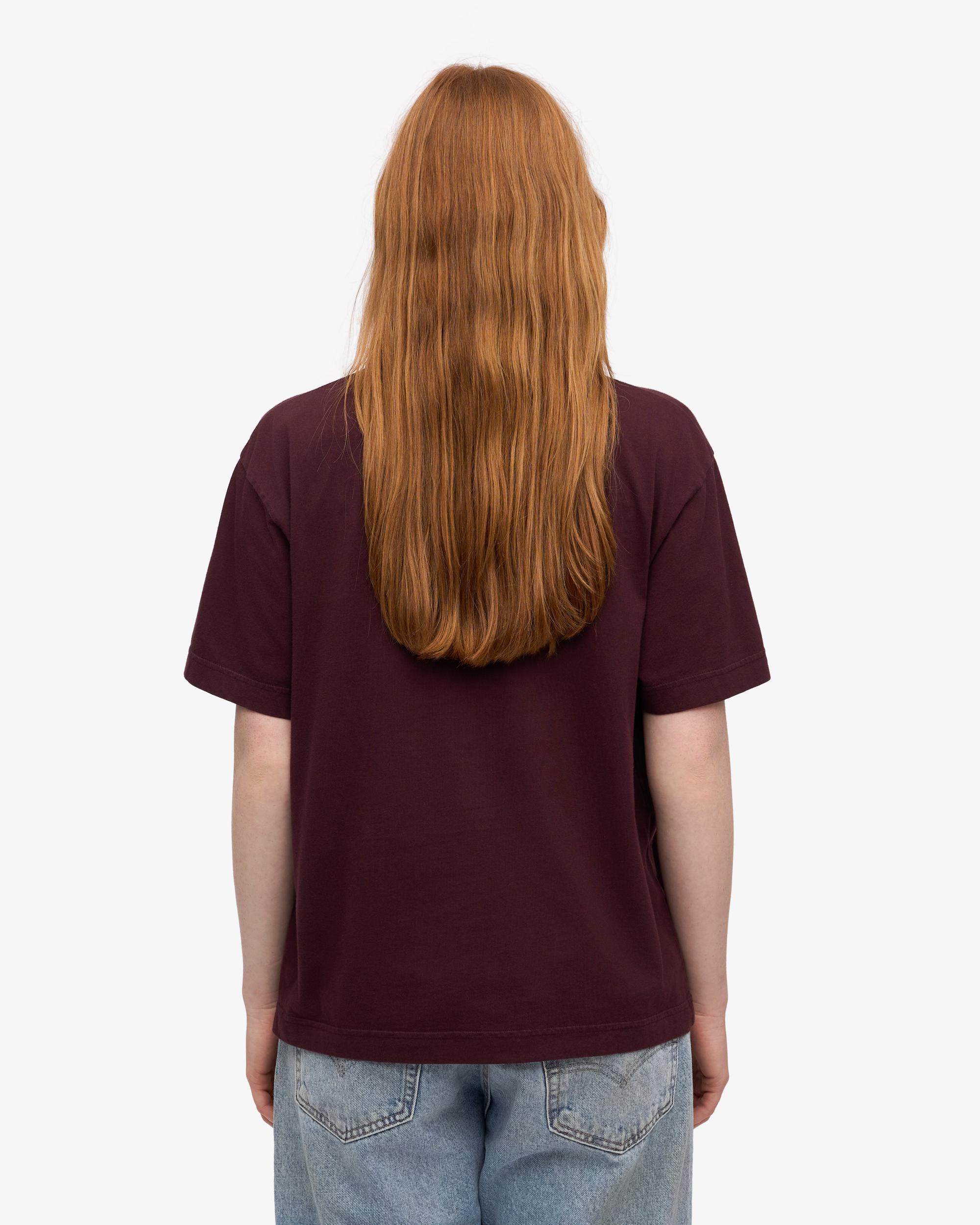 Oversized Organic T-Shirt - Magenta Blaze Product Image