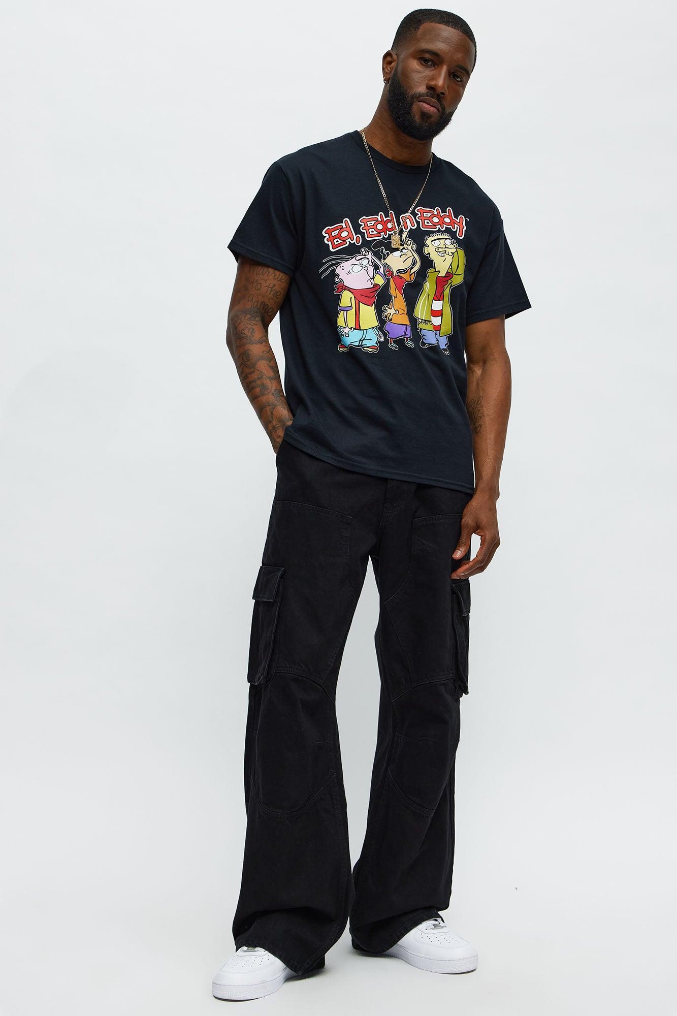 Ed Edd And Eddy LOSER Short Sleeve Tee - Black Male Product Image