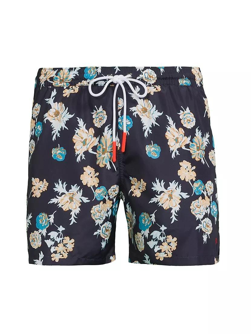 Floral Print Swim Trunks Product Image