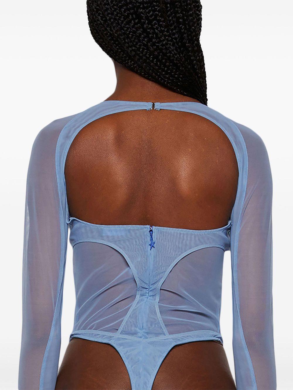 layered cut-out bodysuit Product Image