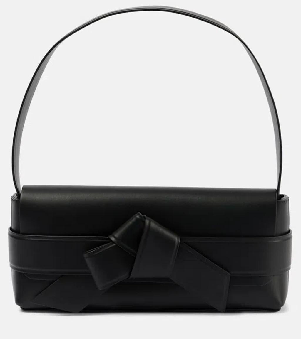 ACNE STUDIOS Musubi Leather Shoulder Bag In Black Product Image