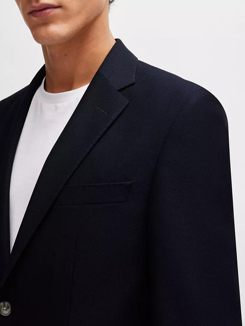 Regular-Fit Jacket in Virgin Wool Product Image