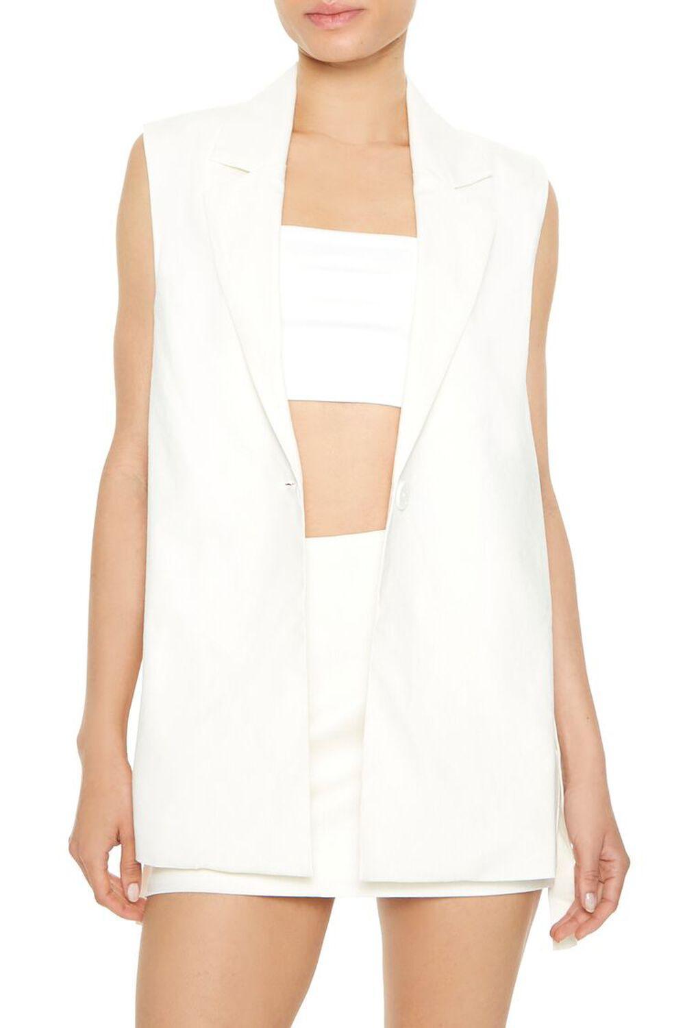 Longline Notched Vest | Forever 21 Product Image