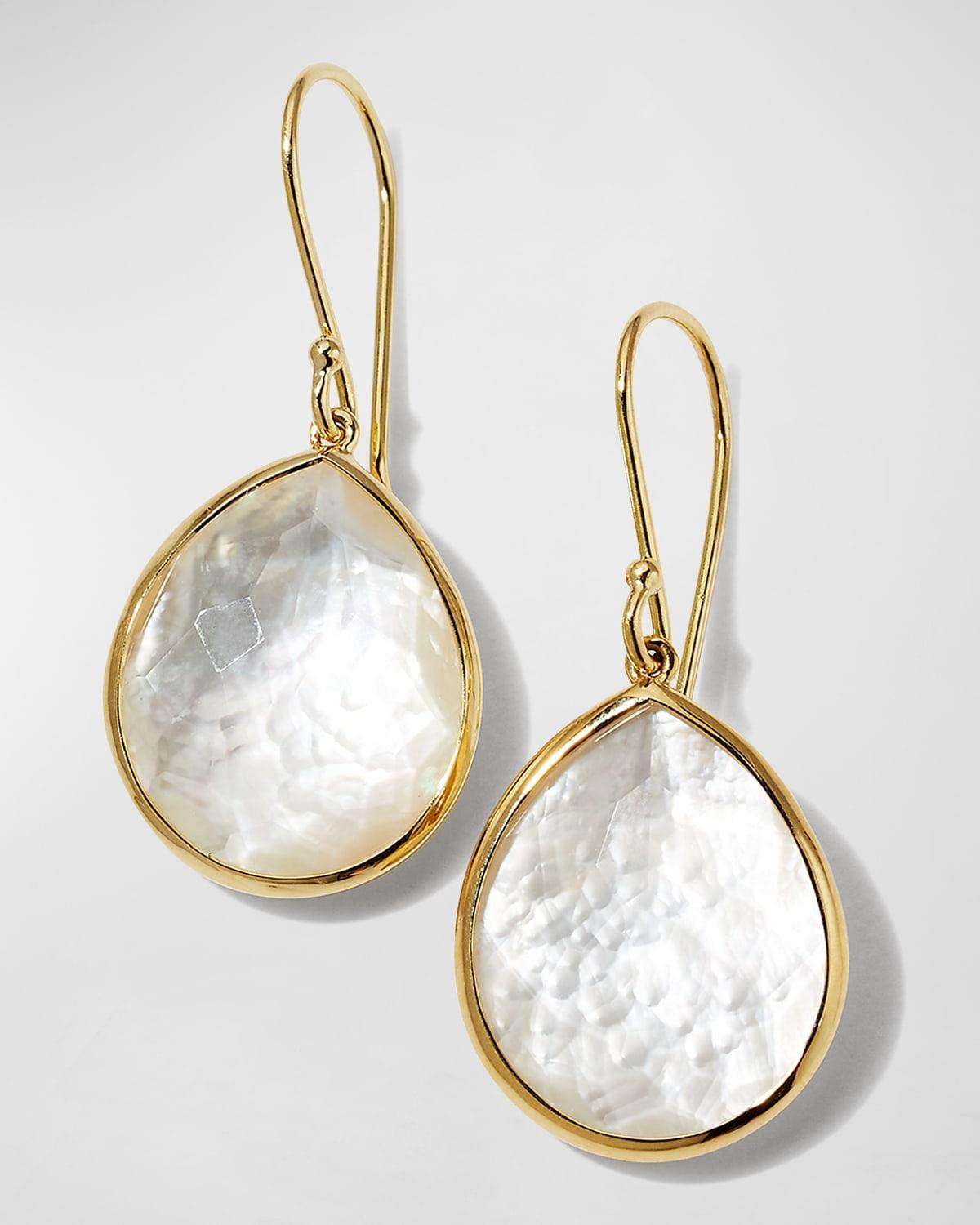 Small Teardrop Earrings in 18K Gold Product Image