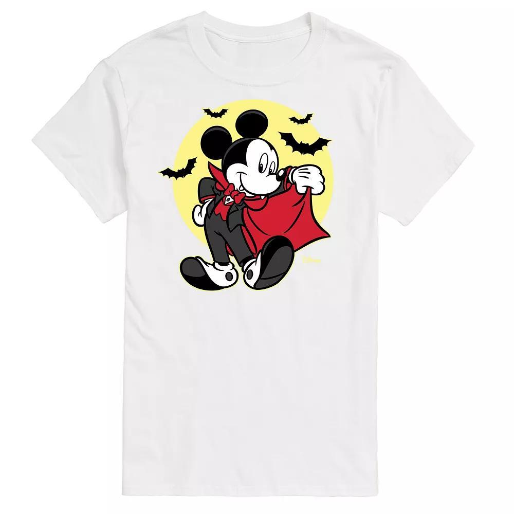 Disney's Mickey Mouse Men's Vampire Graphic Tee, Size: XL, White Product Image