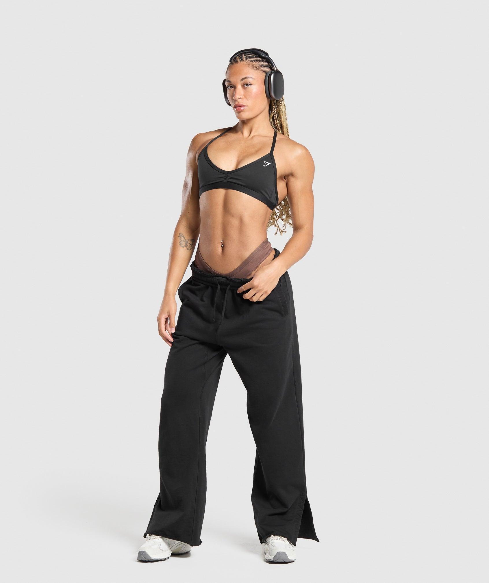 Gymshark Superset Oversized Joggers - Black Female Product Image