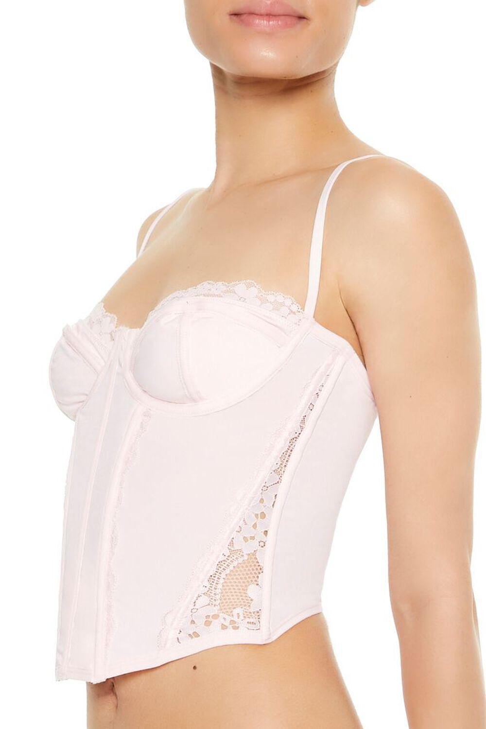 Lace-Trim Lingerie Corset Cami | Forever 21 Product Image