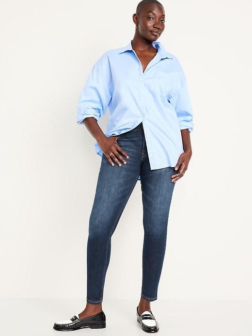 Mid-Rise Rockstar Super-Skinny Jeans Product Image