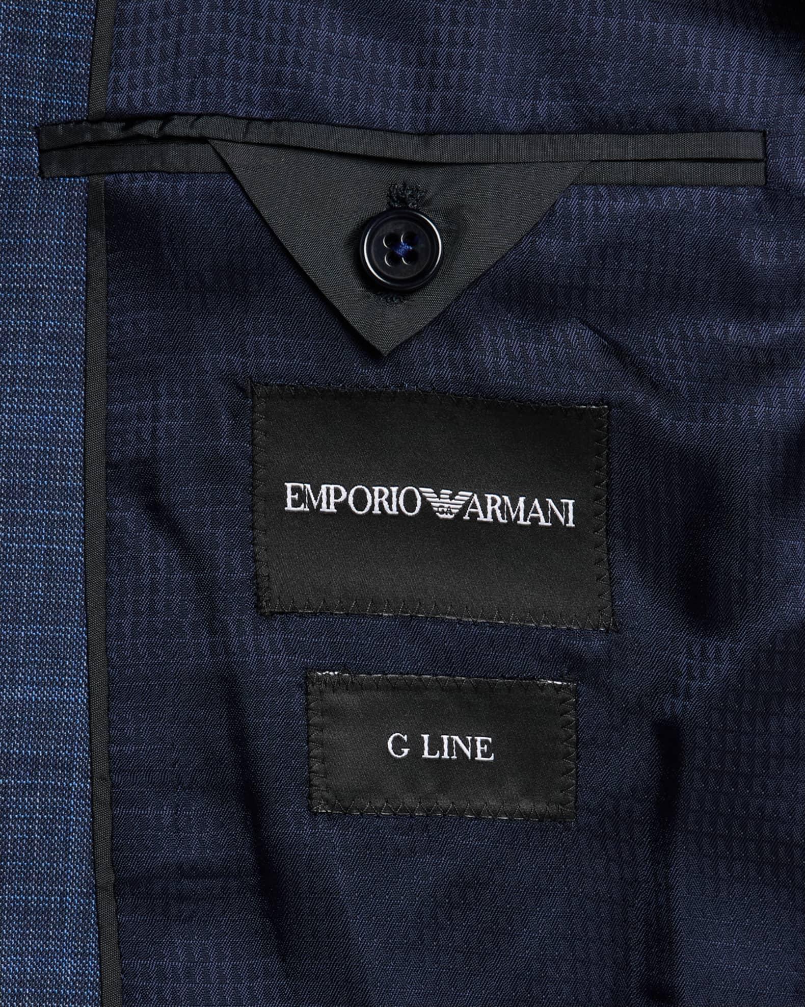 Men's Wool Stretch Windowpane Suit Product Image