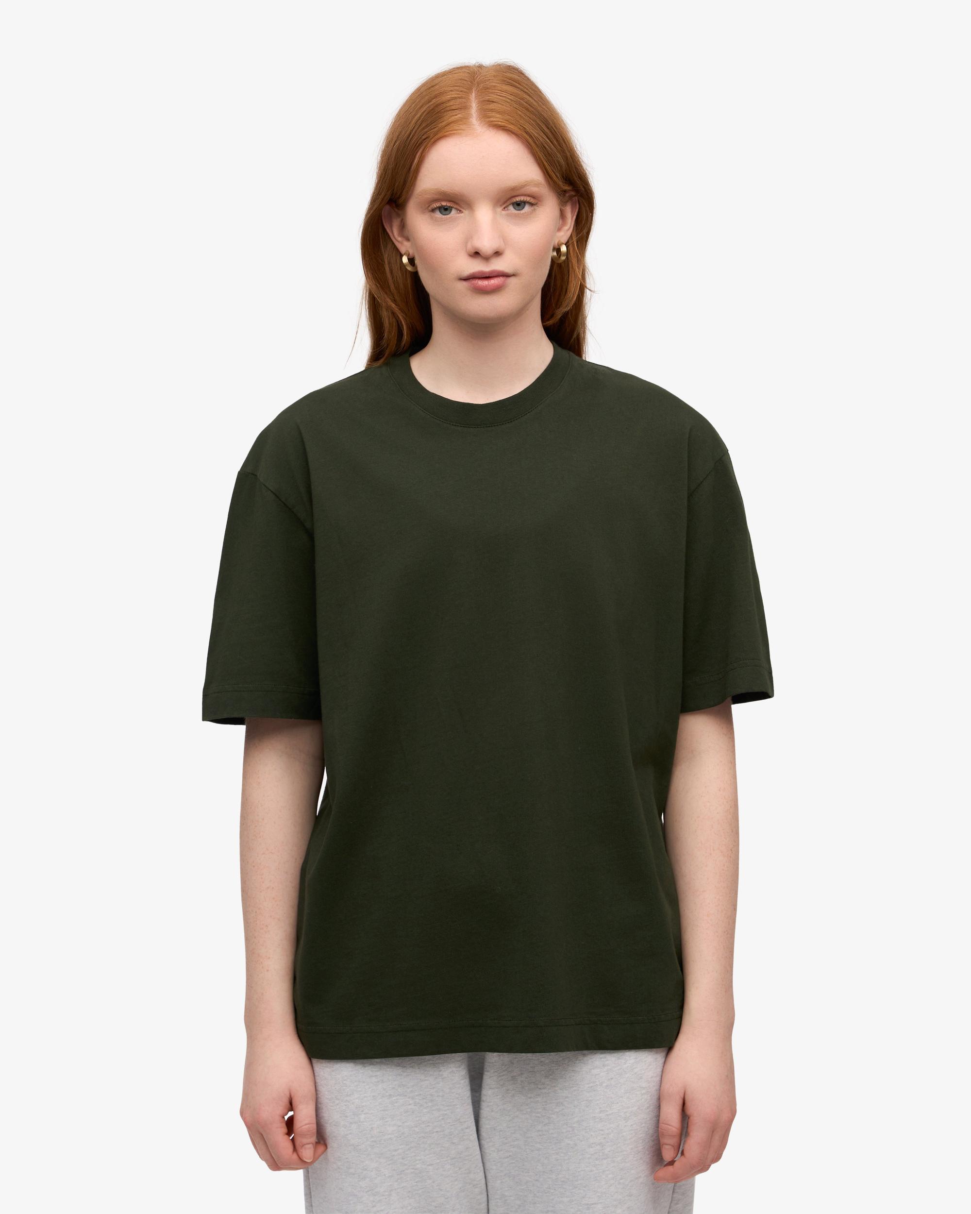 Oversized Organic T-Shirt - Coffee Brown Product Image