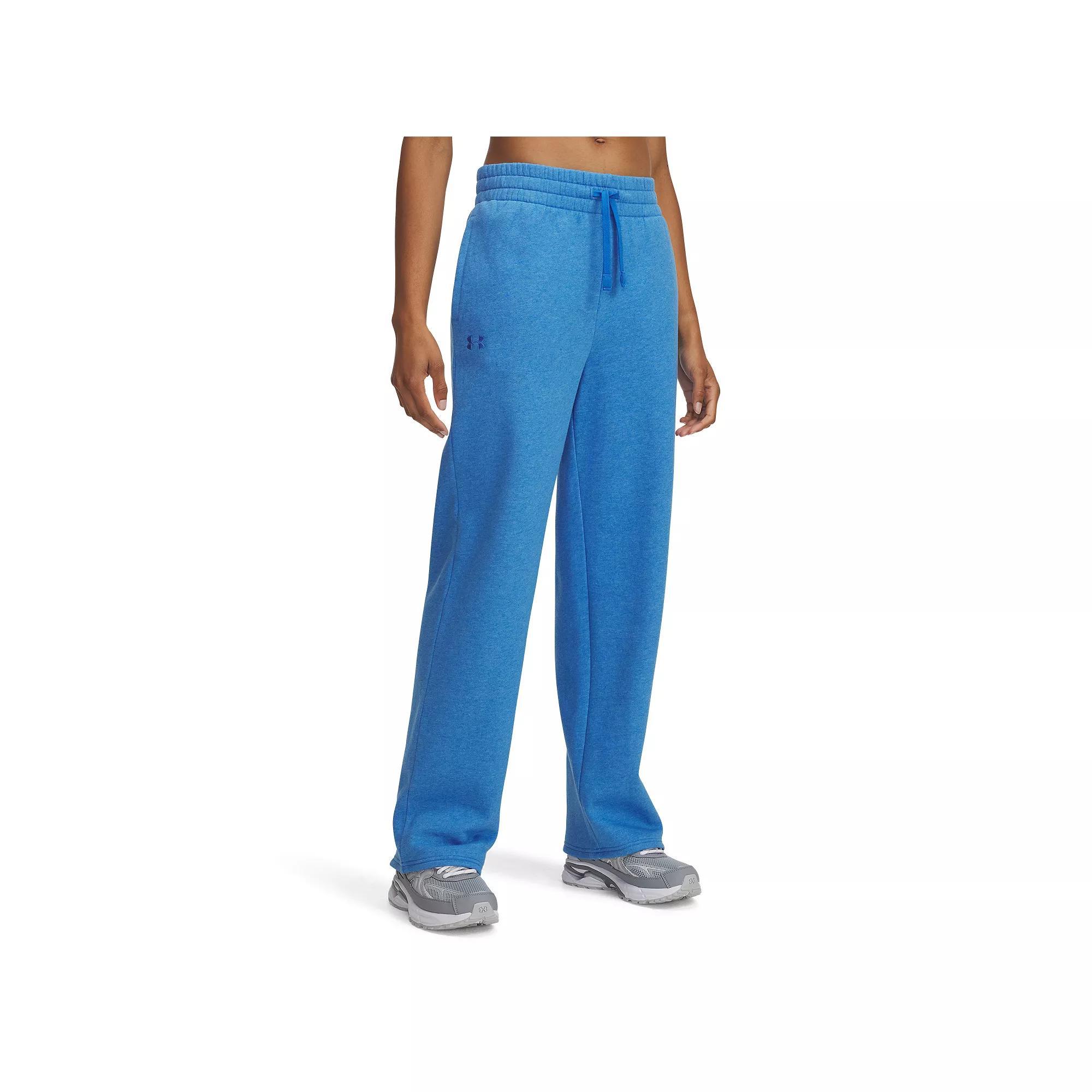 Women's Under Armour Rival Fleece Straight Leg Pants,  Product Image