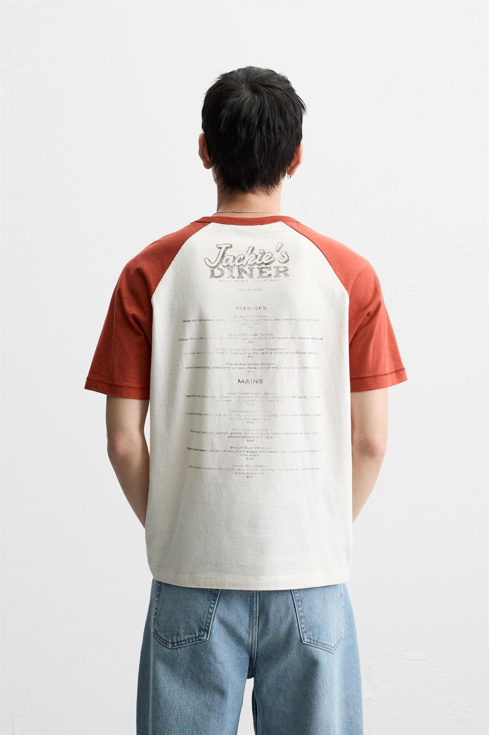 WASHED PRINTED T-SHIRT Product Image