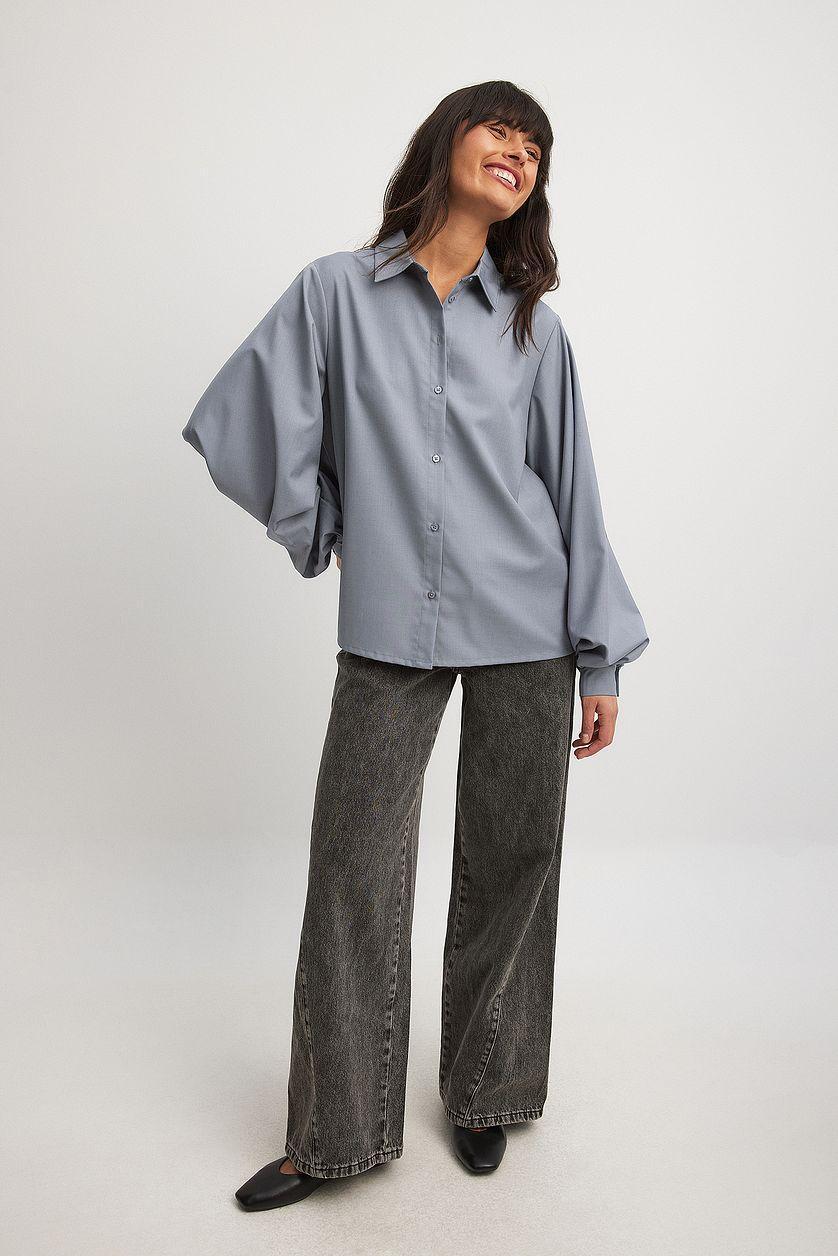 Balloon Sleeve Blouse Product Image