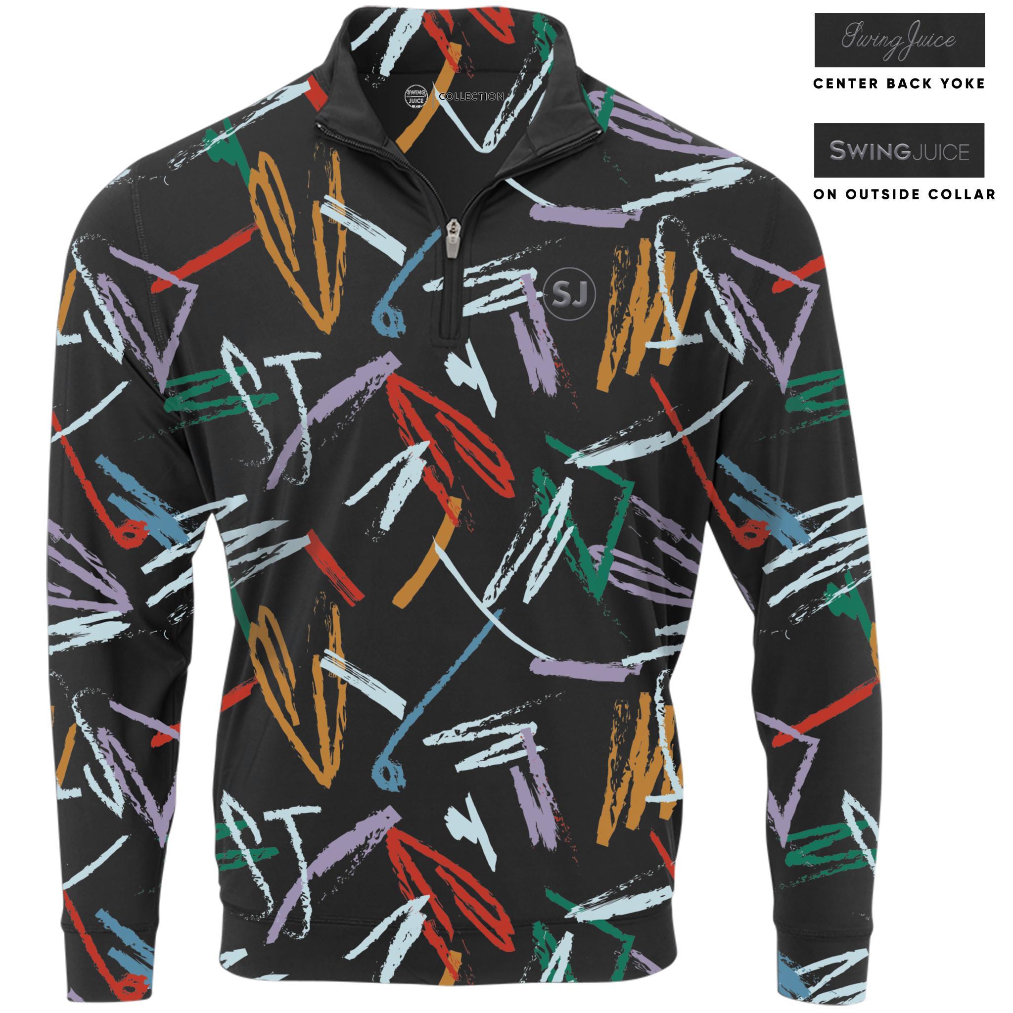 SwingJuice Golf Strokes Men's Quarter Zip Product Image