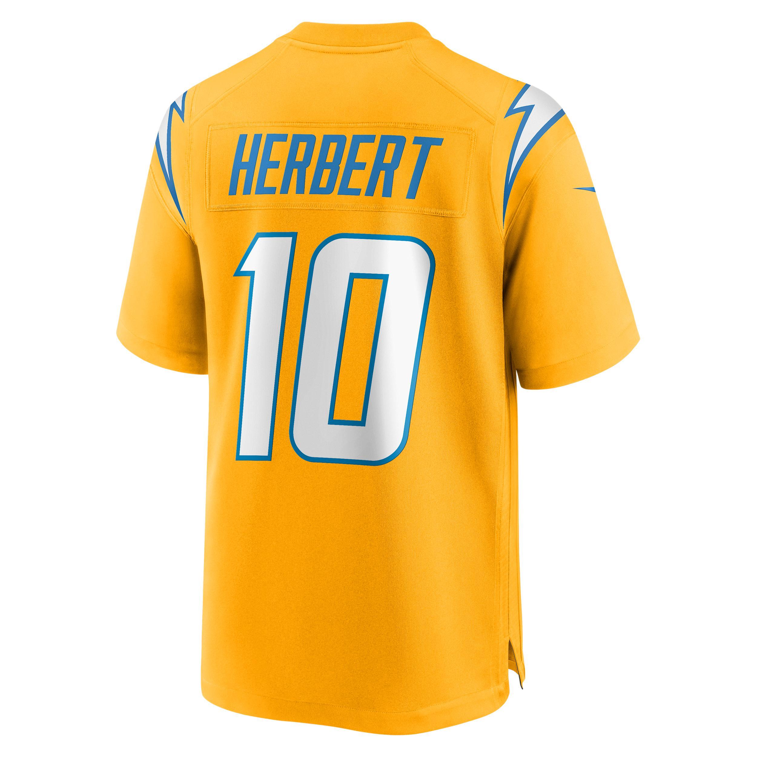 Justin Herbert Los Angeles Chargers Nike Mens NFL Game Jersey | 67NM0FAL97F-JZ6 Product Image