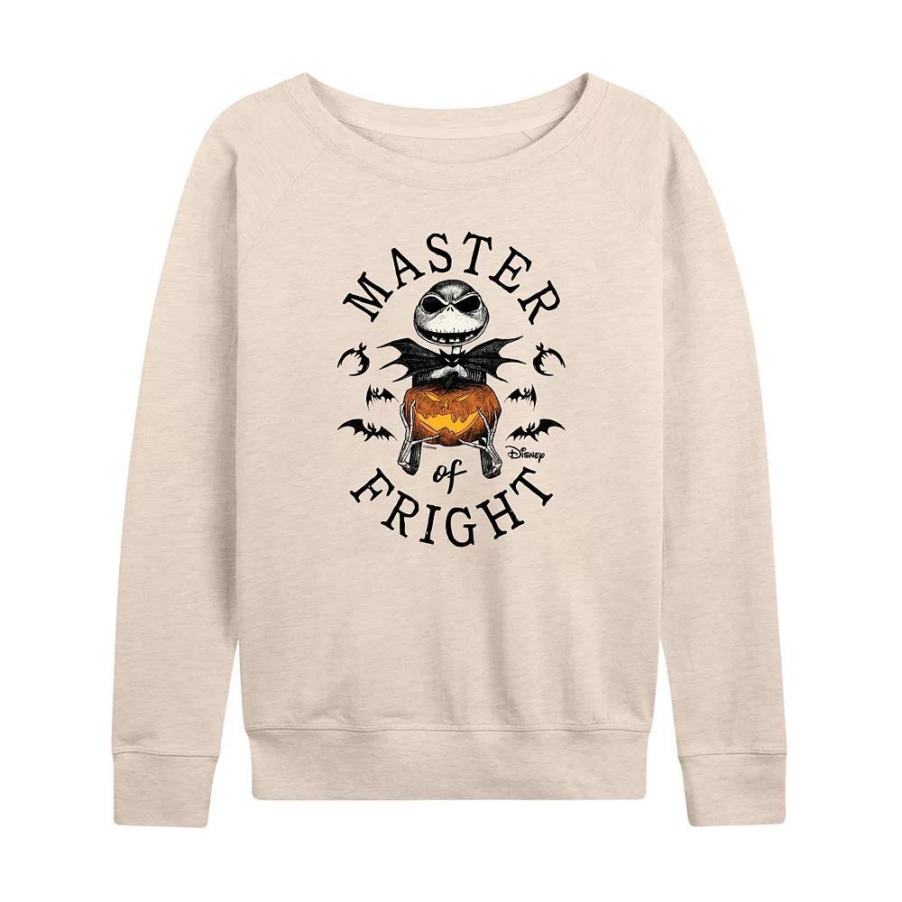 Disney's Nightmare Before Christmas Jack Women's Master of Fright French Terry Long Sleeve Tee,  Product Image