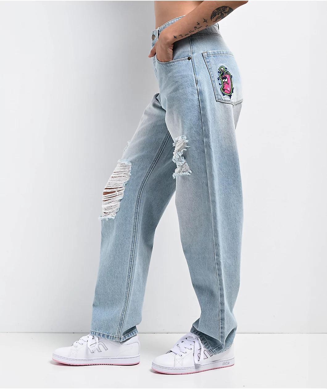 Empyre Tori Spray Can Moxie Wash Blue Jeans Product Image