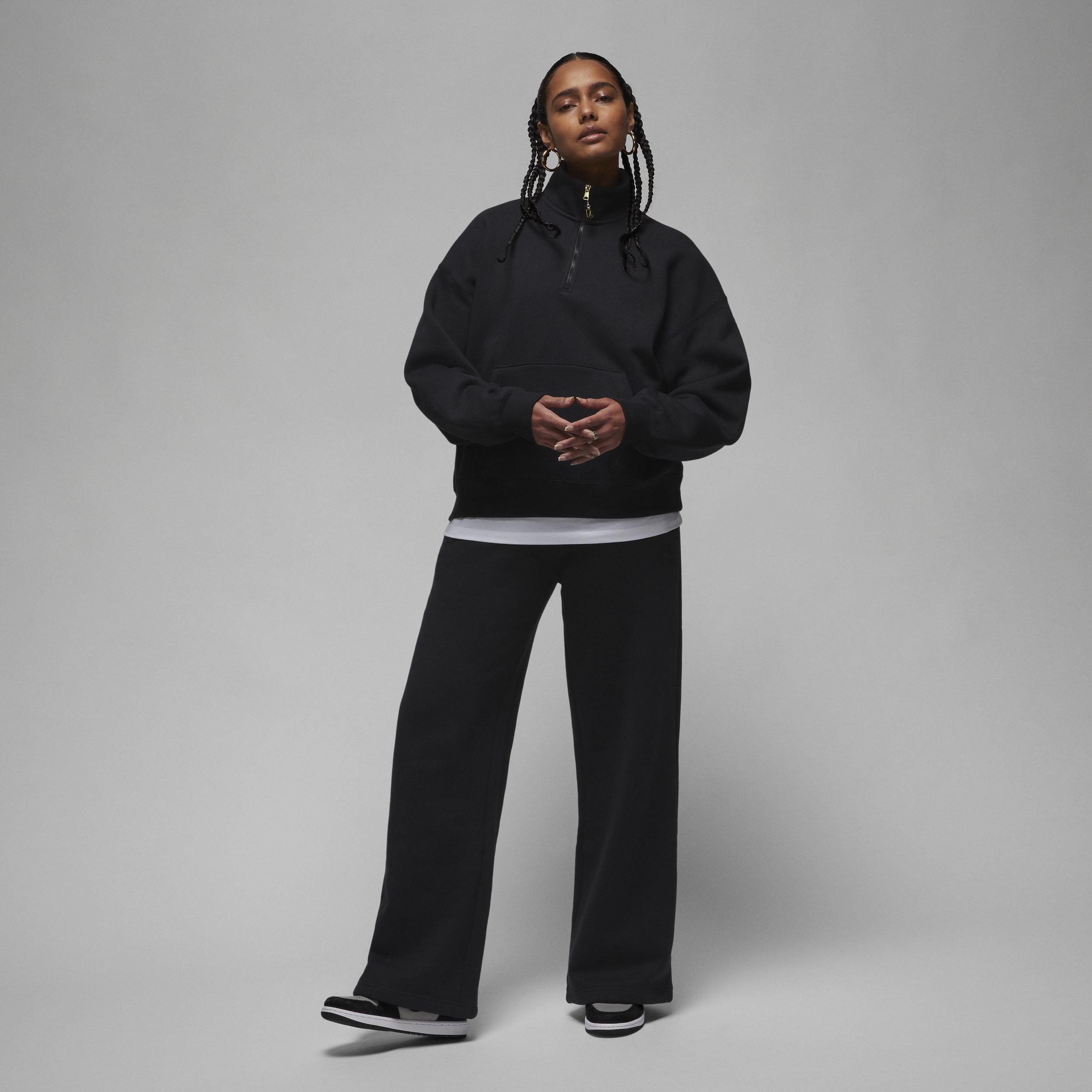 Jordan Womens Jordan Flight Fleece Pants - Womens Black/Black Product Image