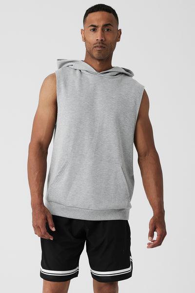 Chill Sleeveless Hoodie - Athletic Heather Grey Product Image