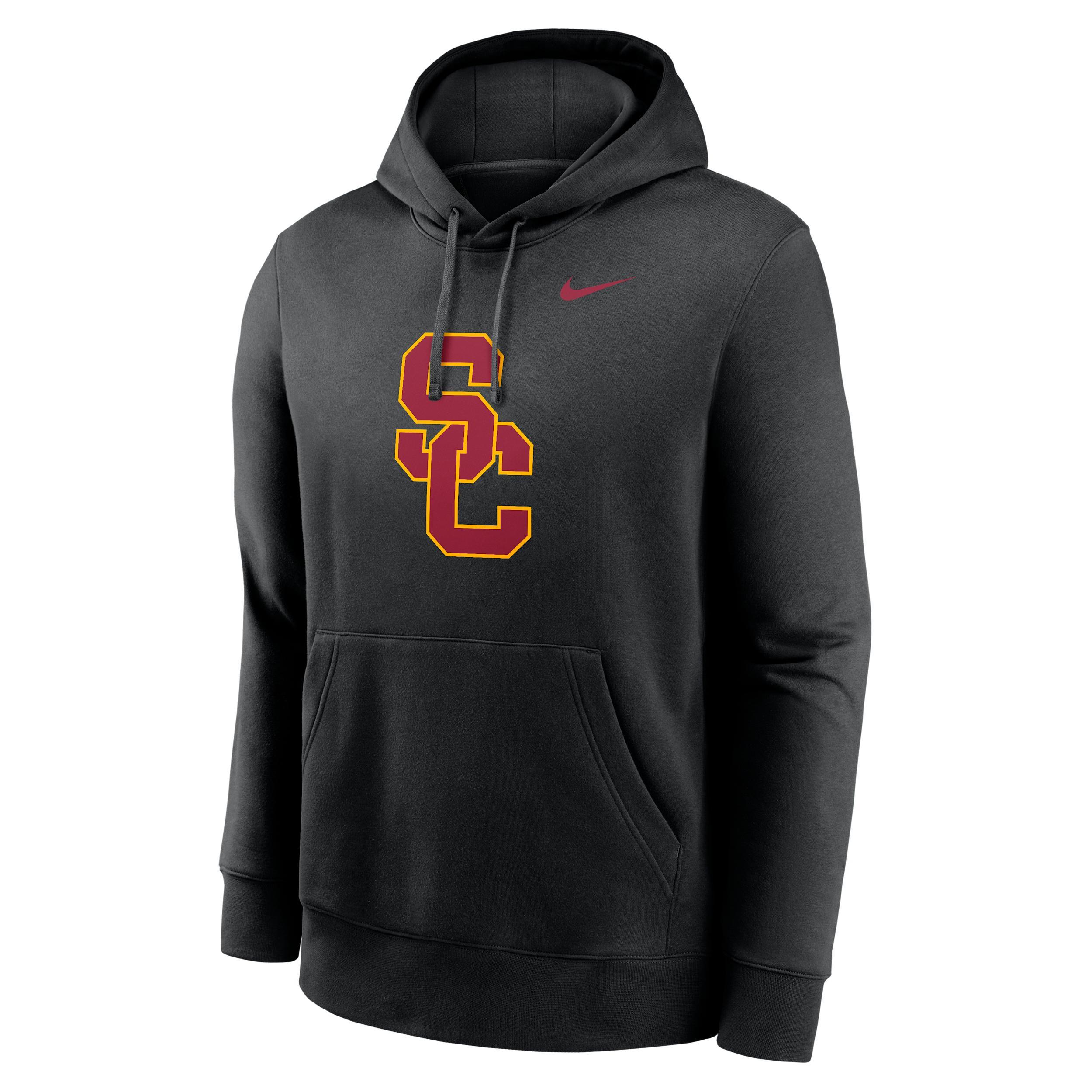 USC Trojans Primetime Club Primary Logo Nike Mens College Pullover Hoodie | NKDK00ASCJ-PTF Product Image
