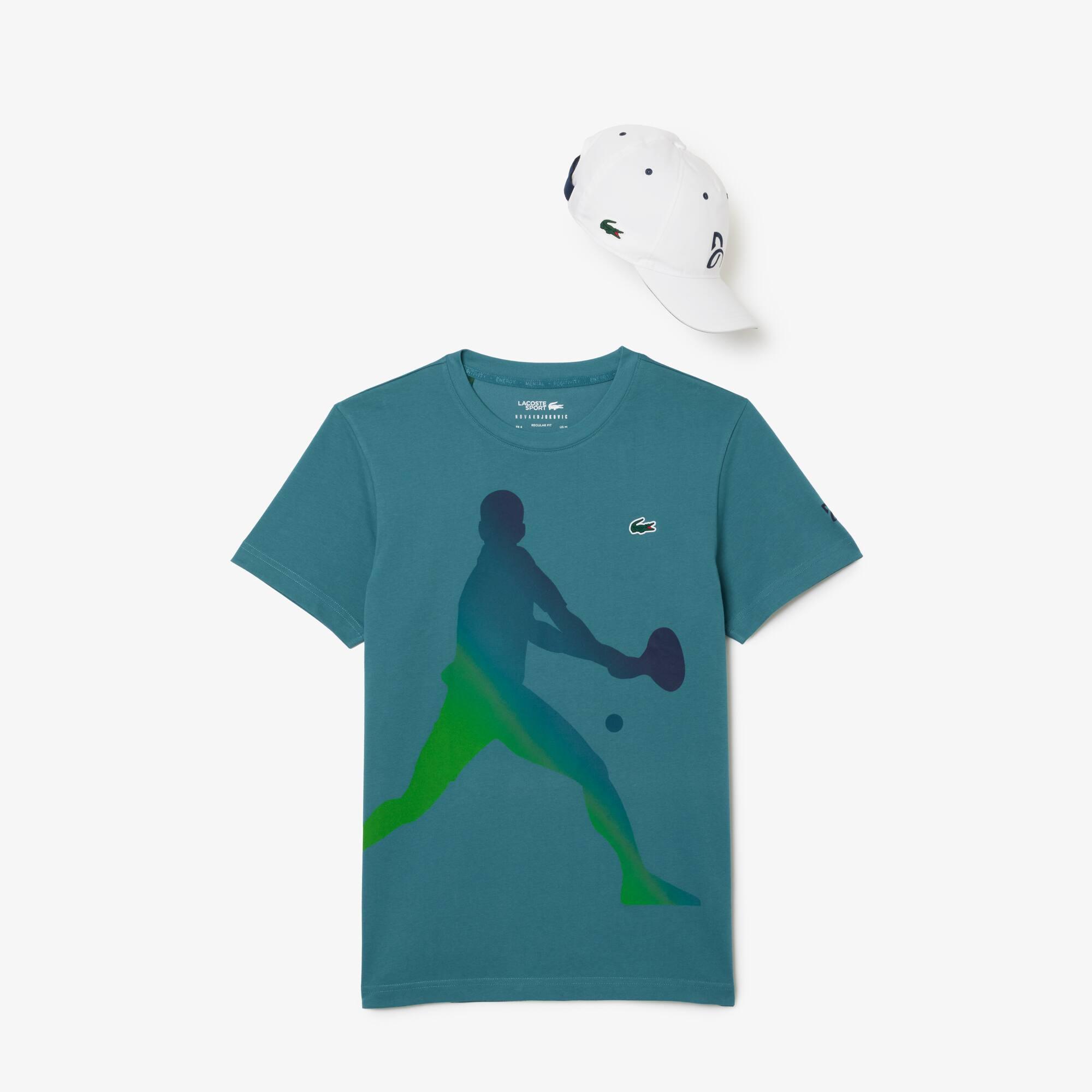 Men's Lacoste Tennis x Novak Djokovic T-Shirt & Cap Set Product Image