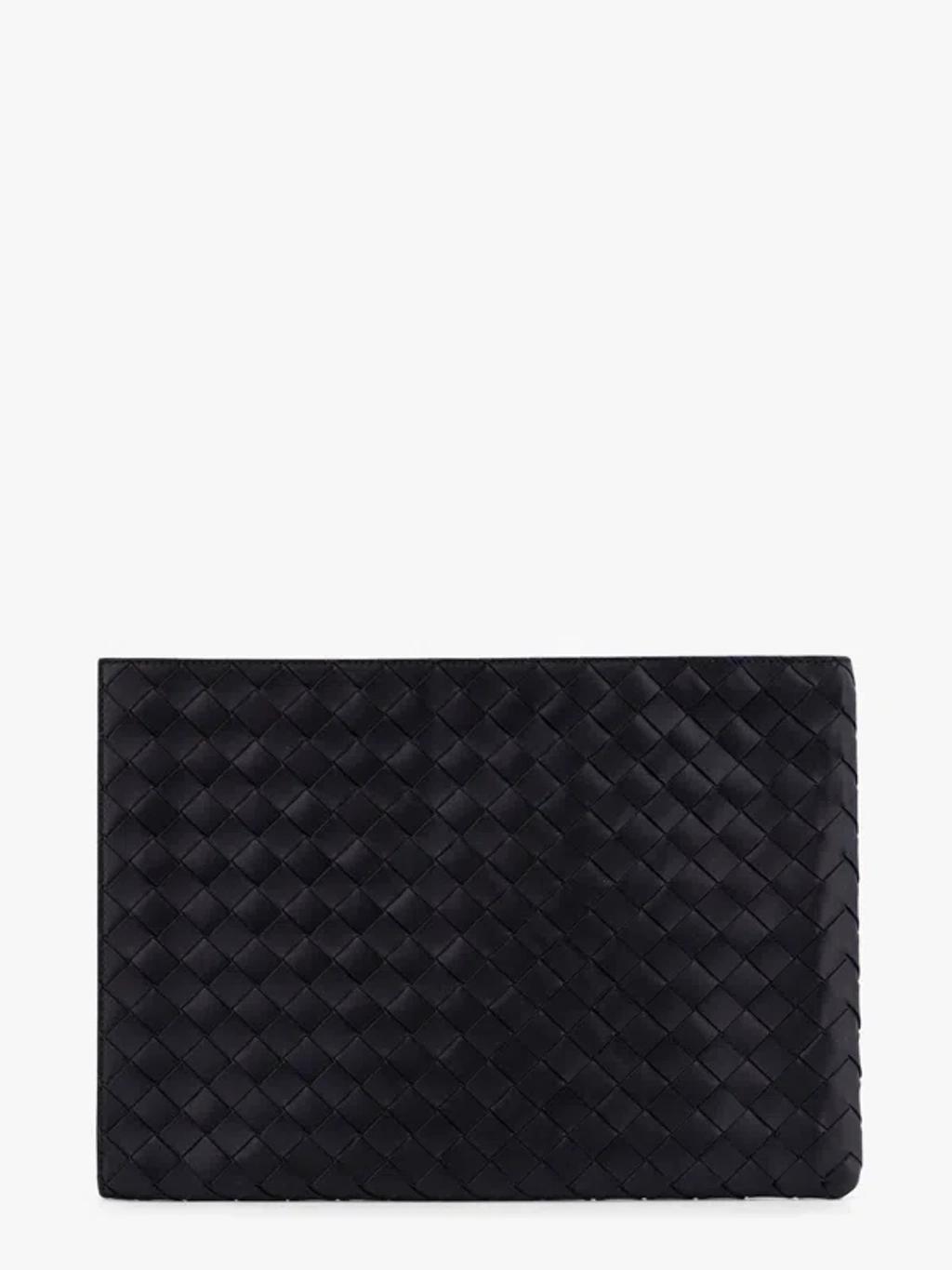 BOTTEGA VENETA Men  Black Clutches Product Image