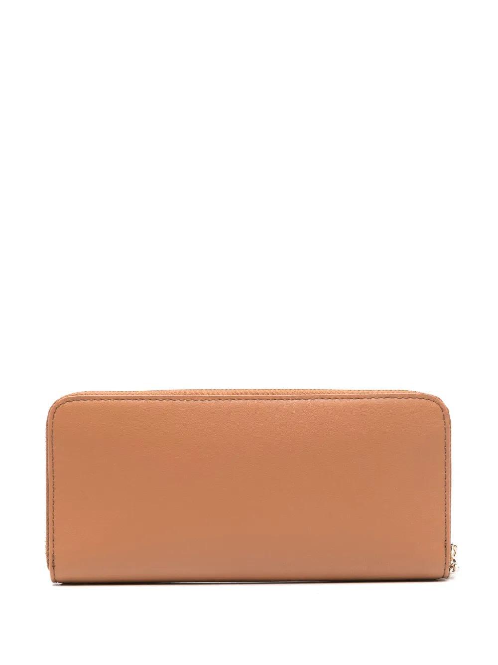 FURLA Large Nuvola Leather Wallet In Brown Product Image