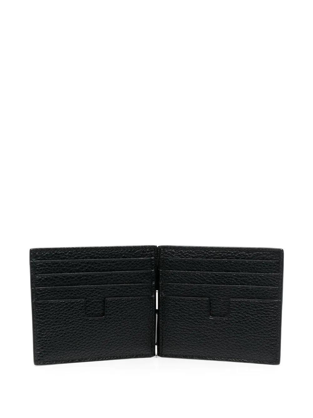 TOM FORD Bifold Leather Cardholder In Black Product Image