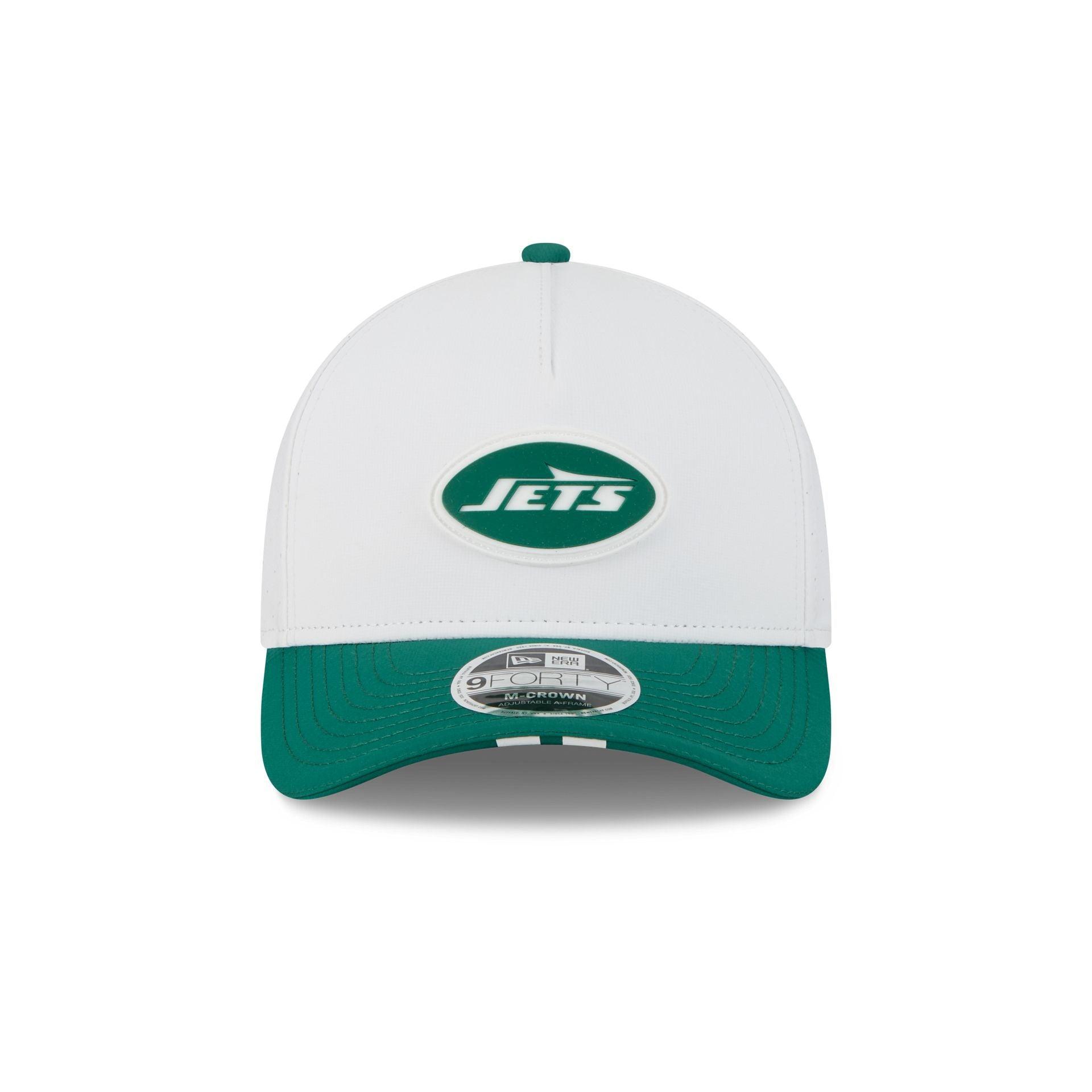 New York Jets 2025 Training 9FORTY M-Crown A-Frame Snapback Hat Male Product Image