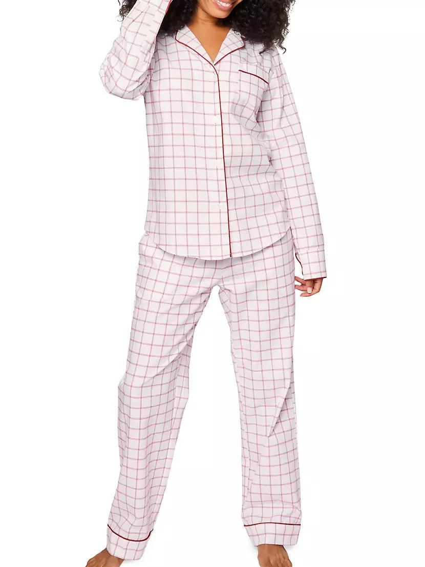 Garnet Tattersall Pajama Set Product Image