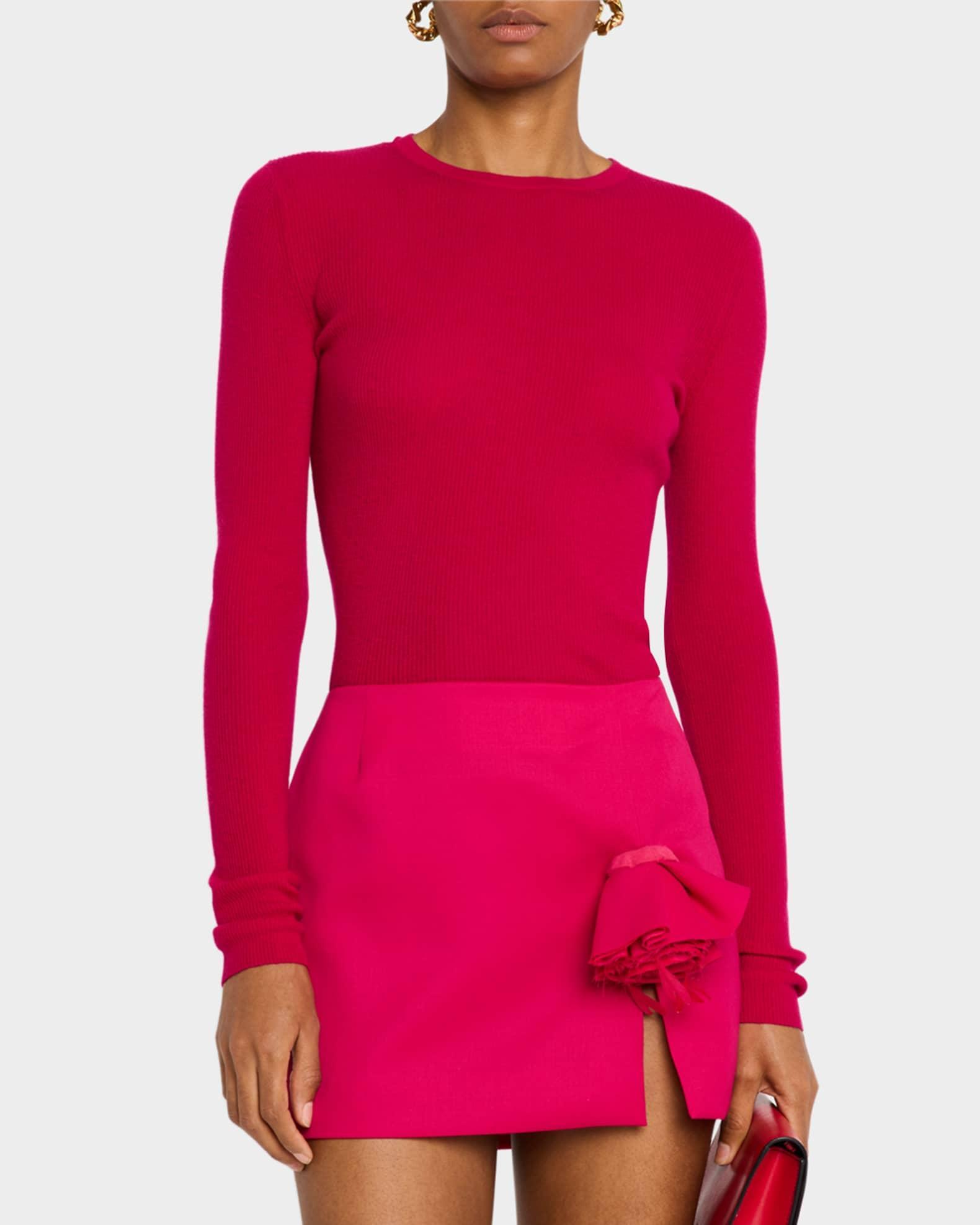 Hutton Ribbed Cashmere Pullover Product Image