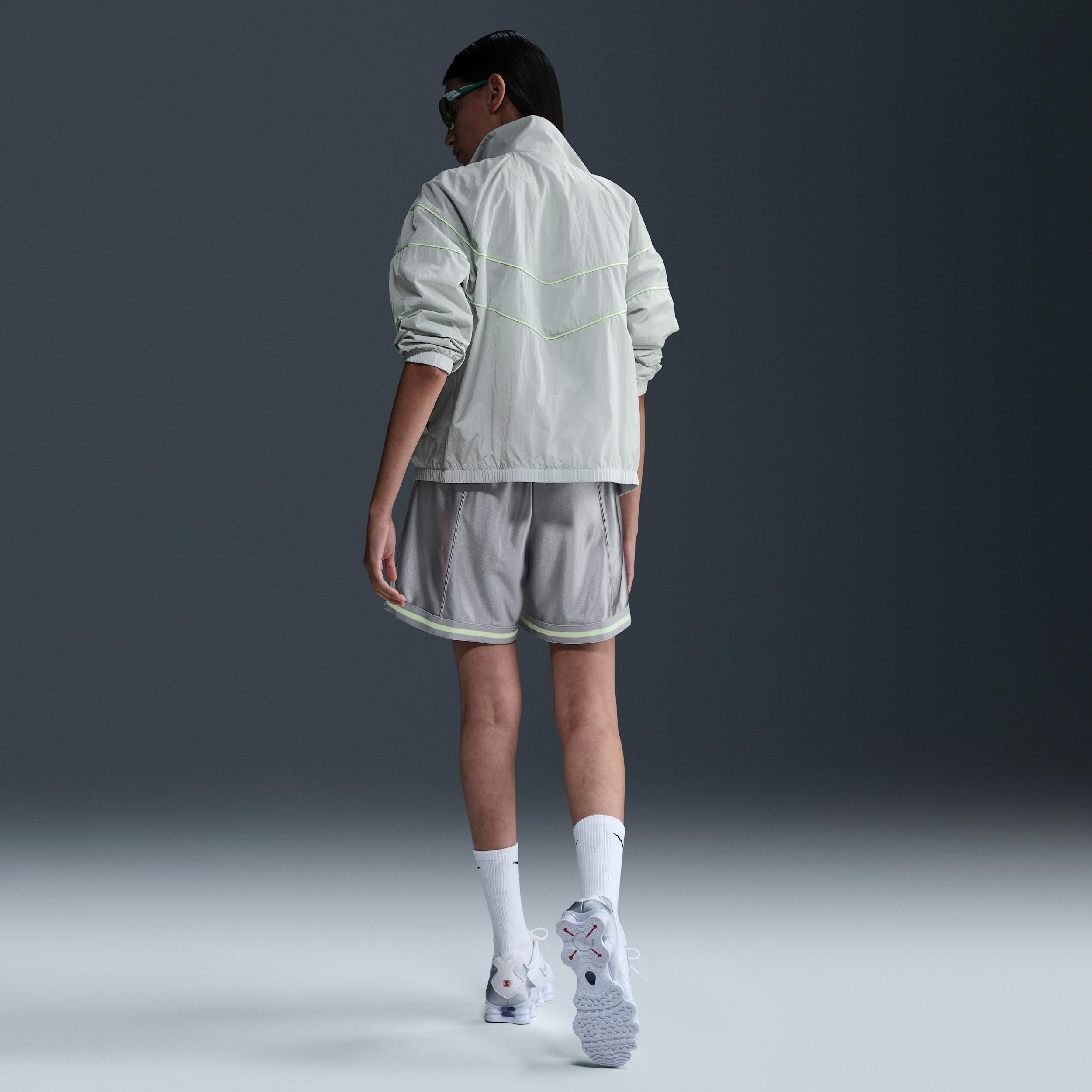 Womens Nike Sportswear Loose Mid-Rise Graphic Shorts | HJ0163-133 Product Image