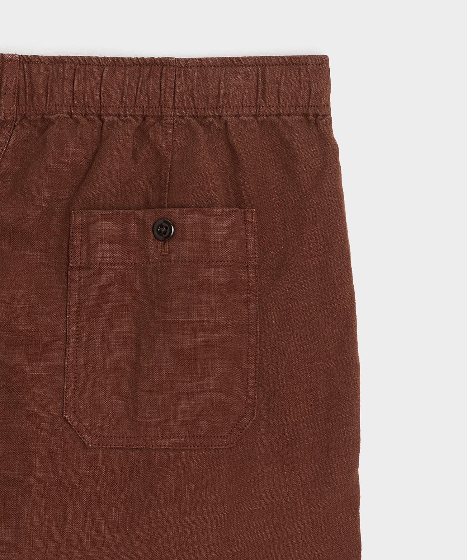 Straight Fit Linen Beach Pant Product Image