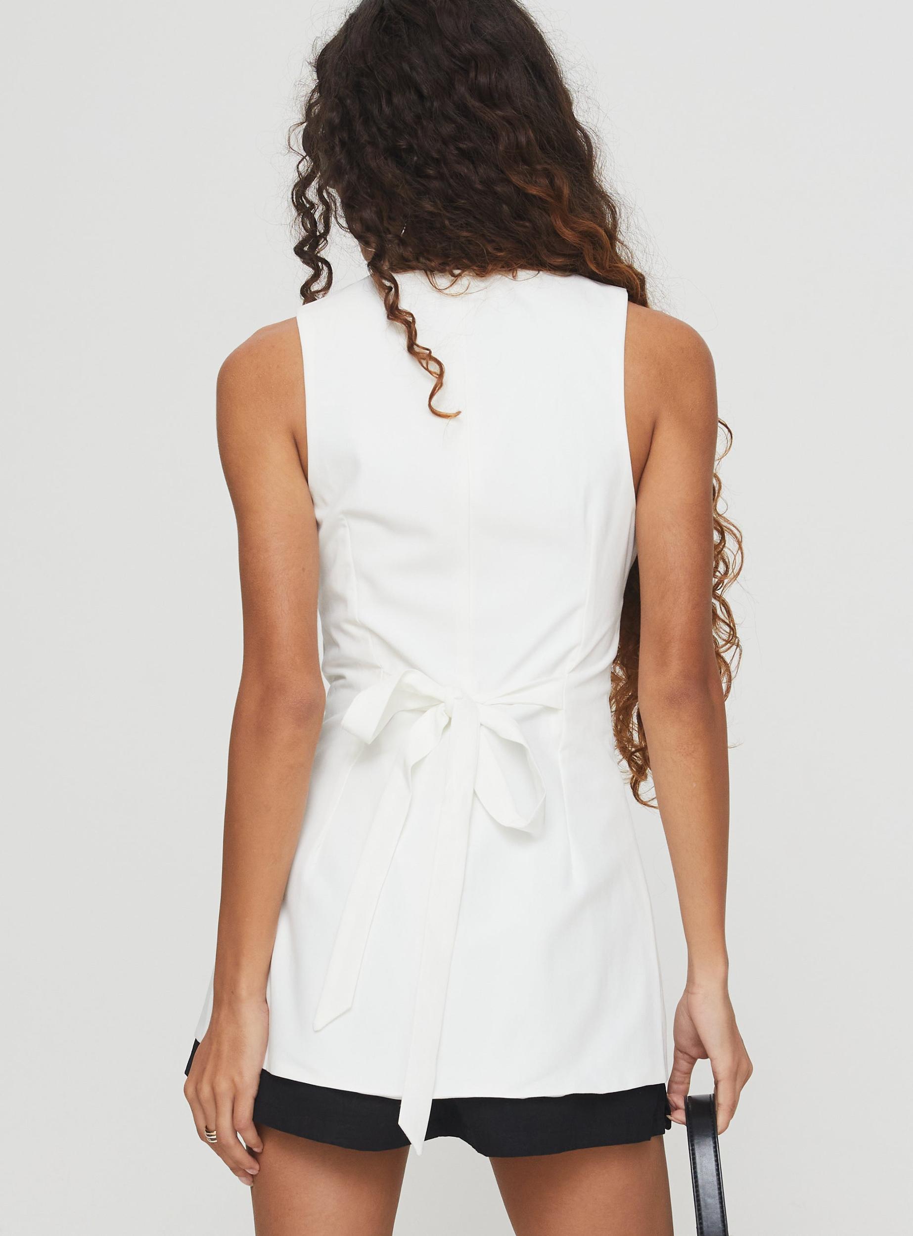 Mystick Vest Top White Product Image