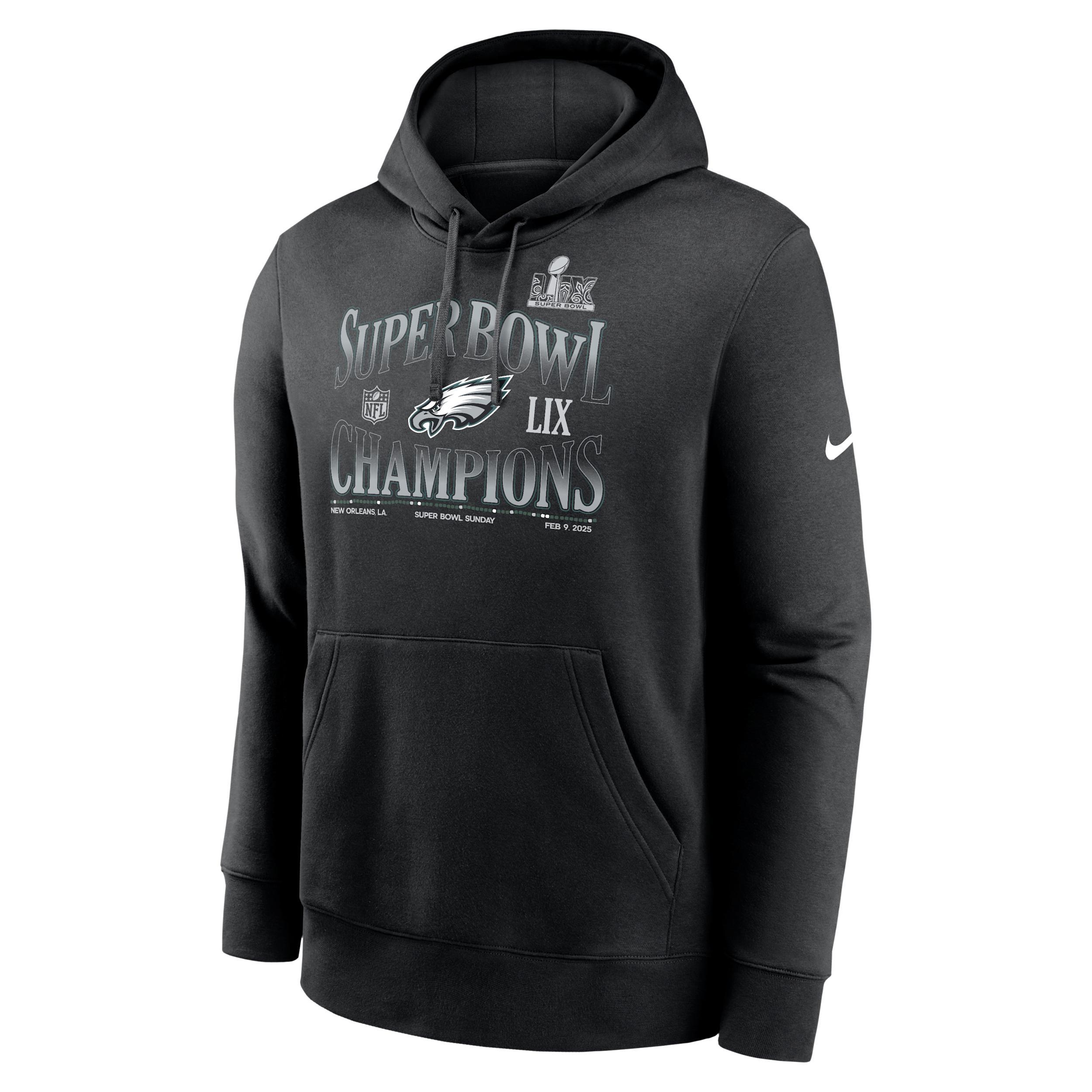 Philadelphia Eagles Super Bowl LIX Champions '90s Inspired Nike Men's NFL Pullover Hoodie Product Image