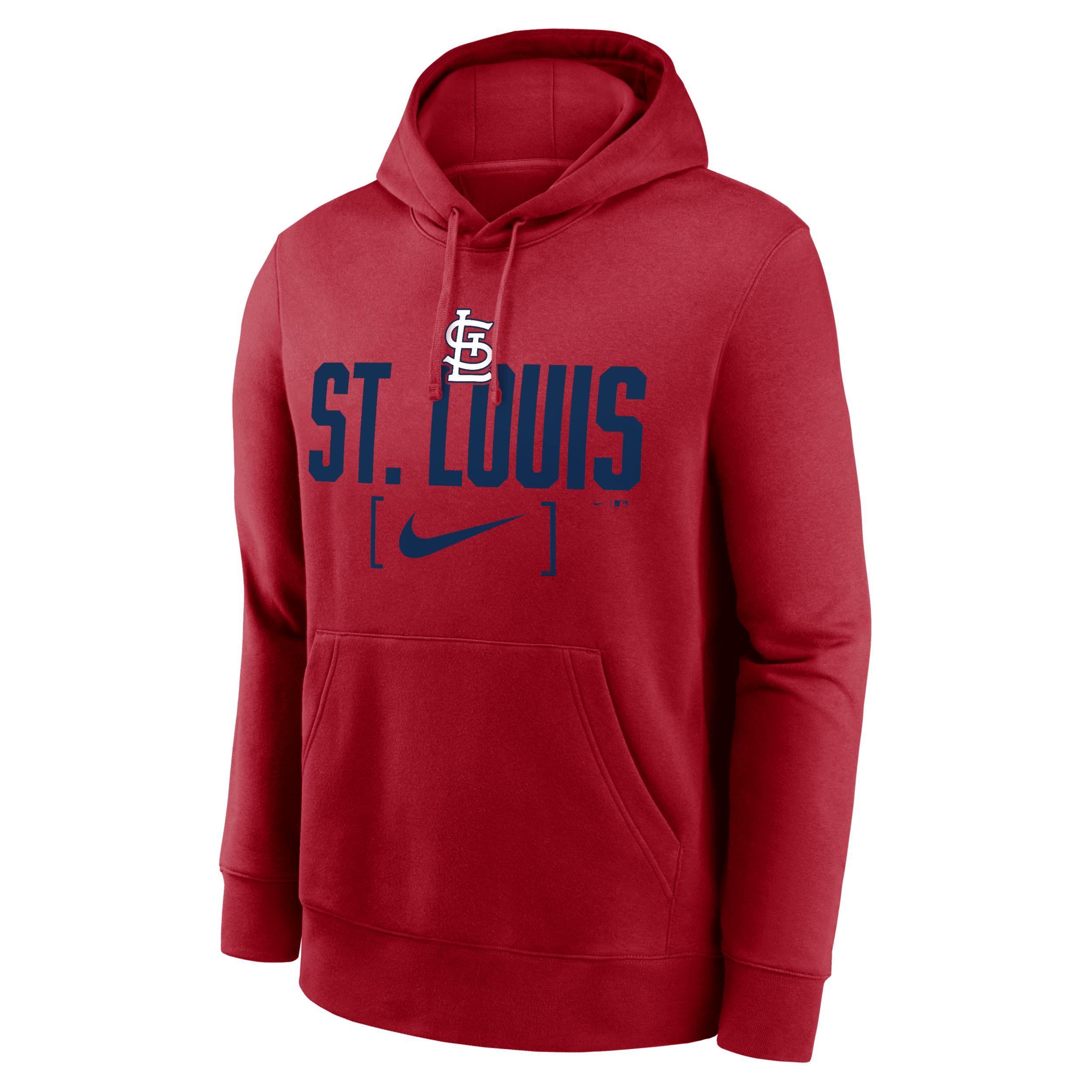 Mens Nike St. Louis Cardinals Club Slack Pullover Hoodie Product Image