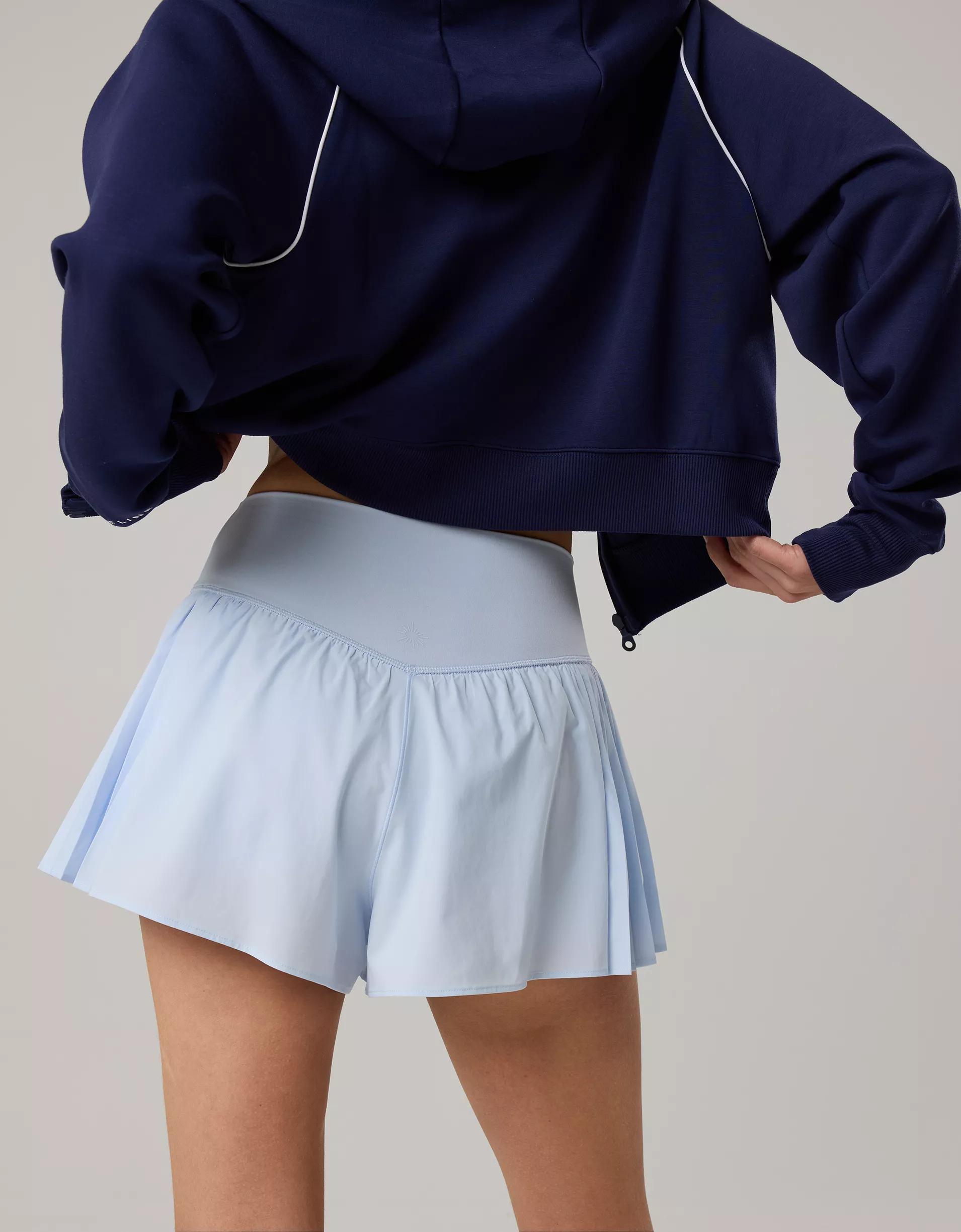OFFLINE By Aerie Real Me Pleated Flowy Short Product Image