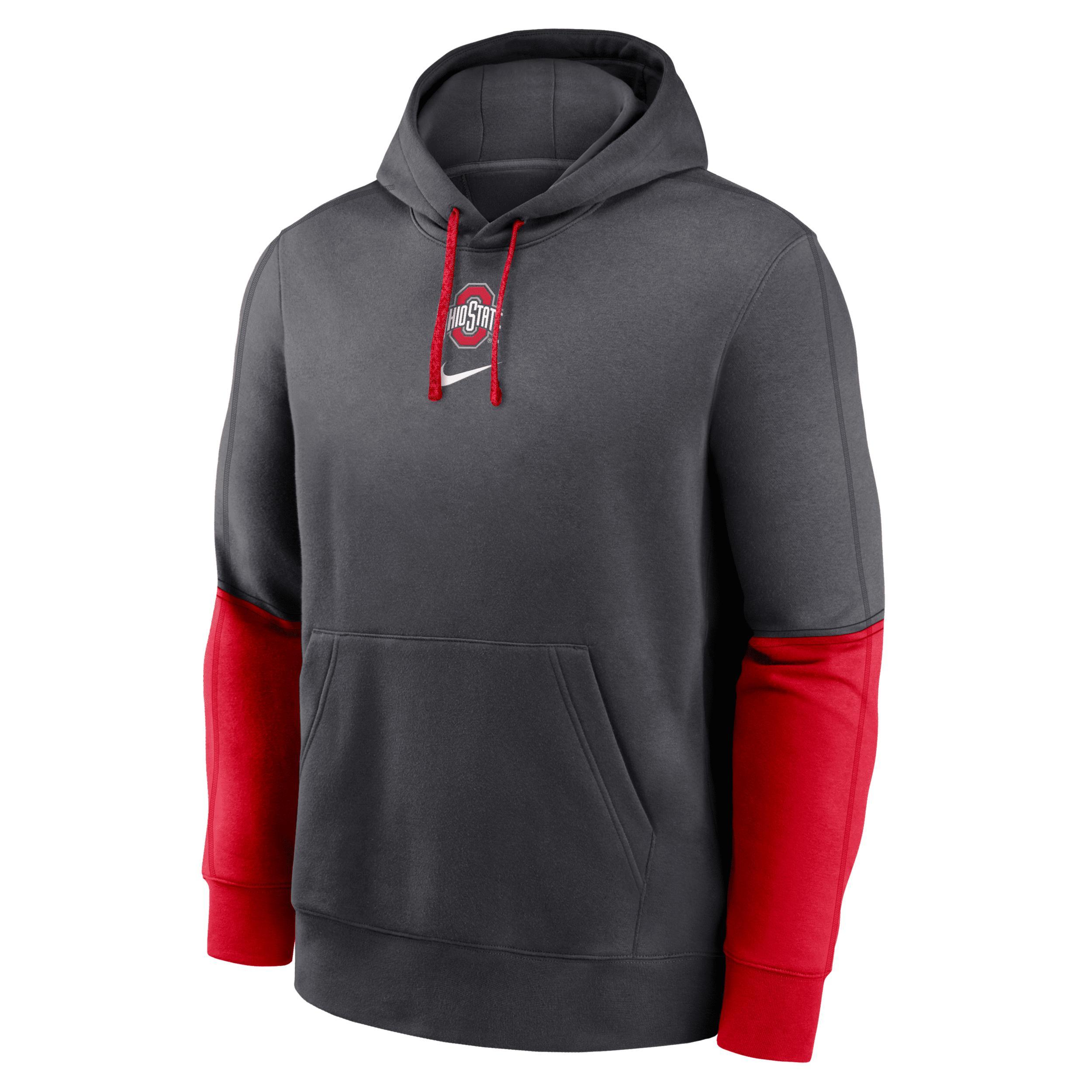 Alabama Crimson Tide Sideline Team Issue Club Nike Men's College Pullover Hoodie Product Image