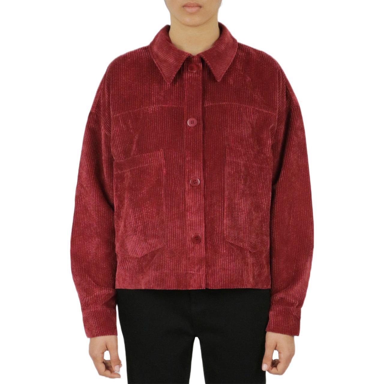 Velvet Corduroy Shacket Product Image