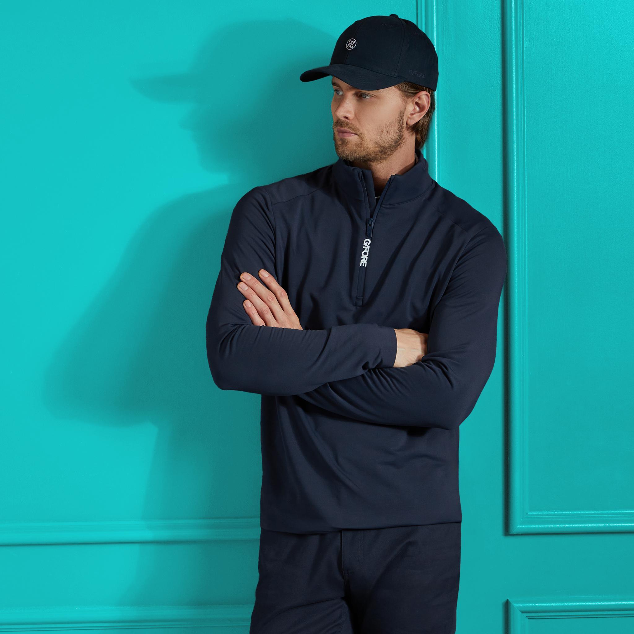 BRUSHED BACK TECH QUARTER ZIP PULLOVER Product Image