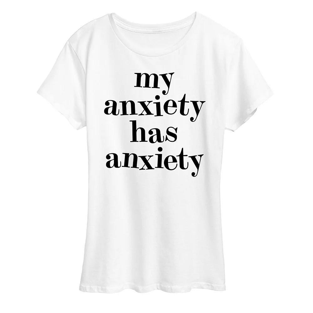 Women's My Anxiety Has Anxiety Graphic Tee,  Product Image