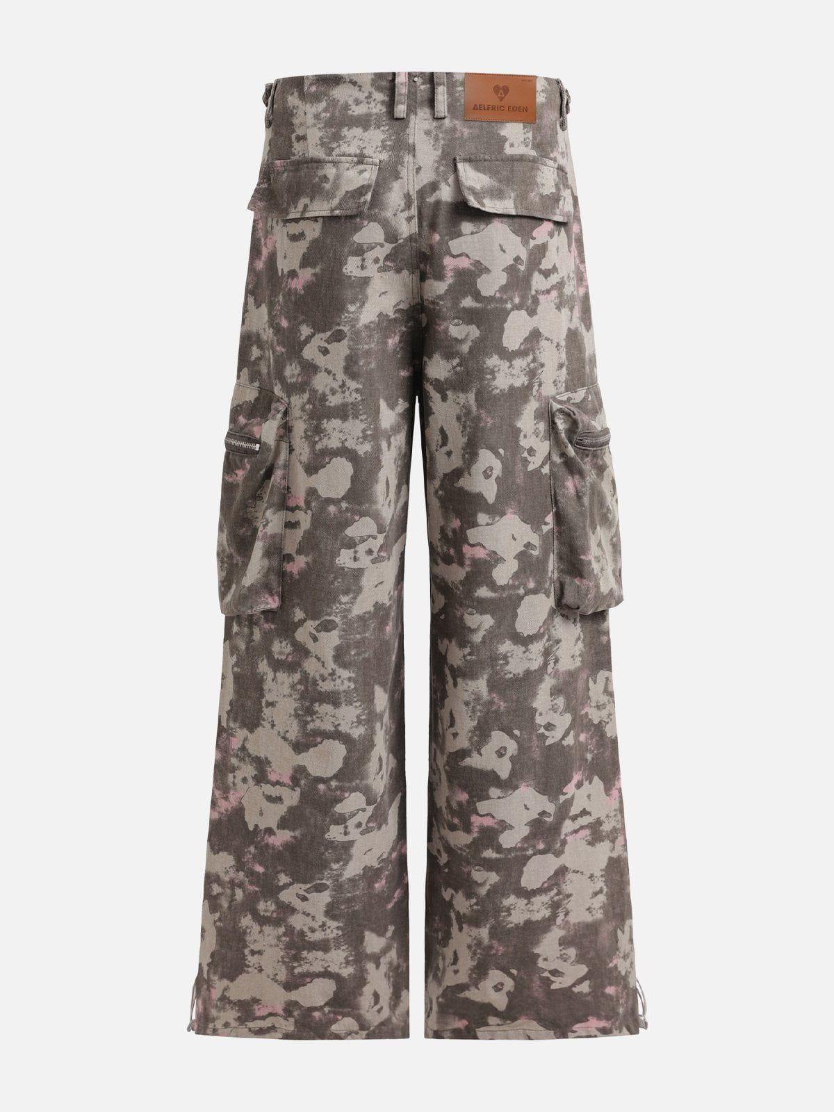 Aelfric Eden Camouflage Drawstring Cargo Pants Product Image