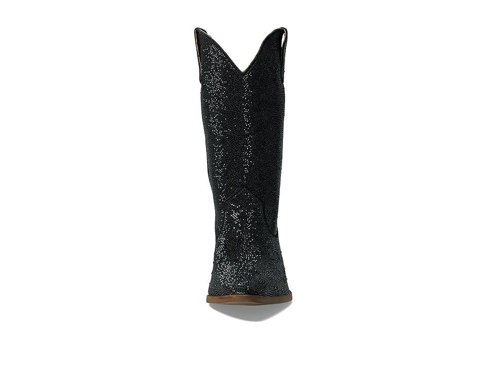 Dingo Silver Dollar Rhinestone Embellished Leather Western Boots Product Image