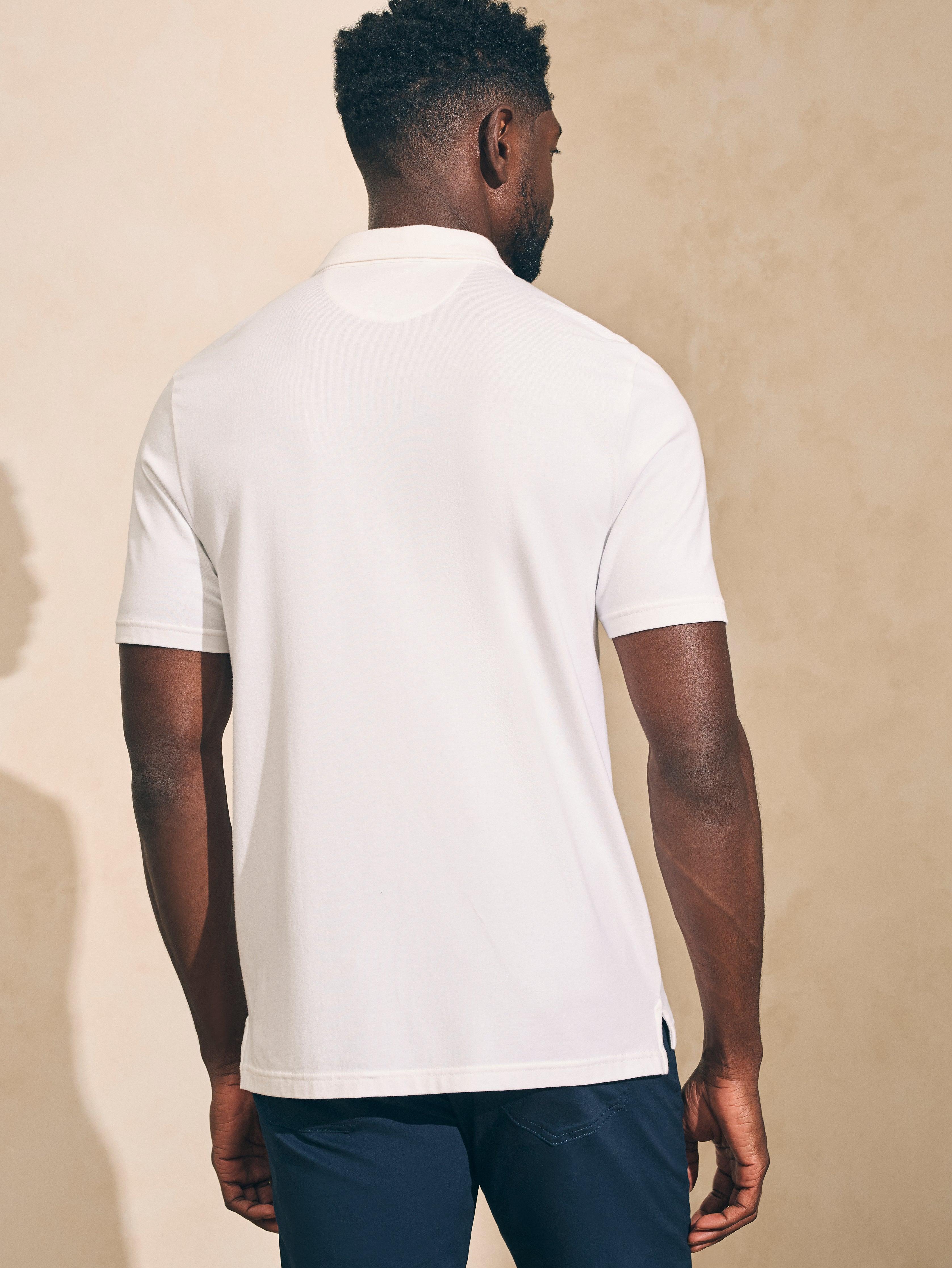 Movement™ Short-Sleeve Polo Shirt - White Male Product Image